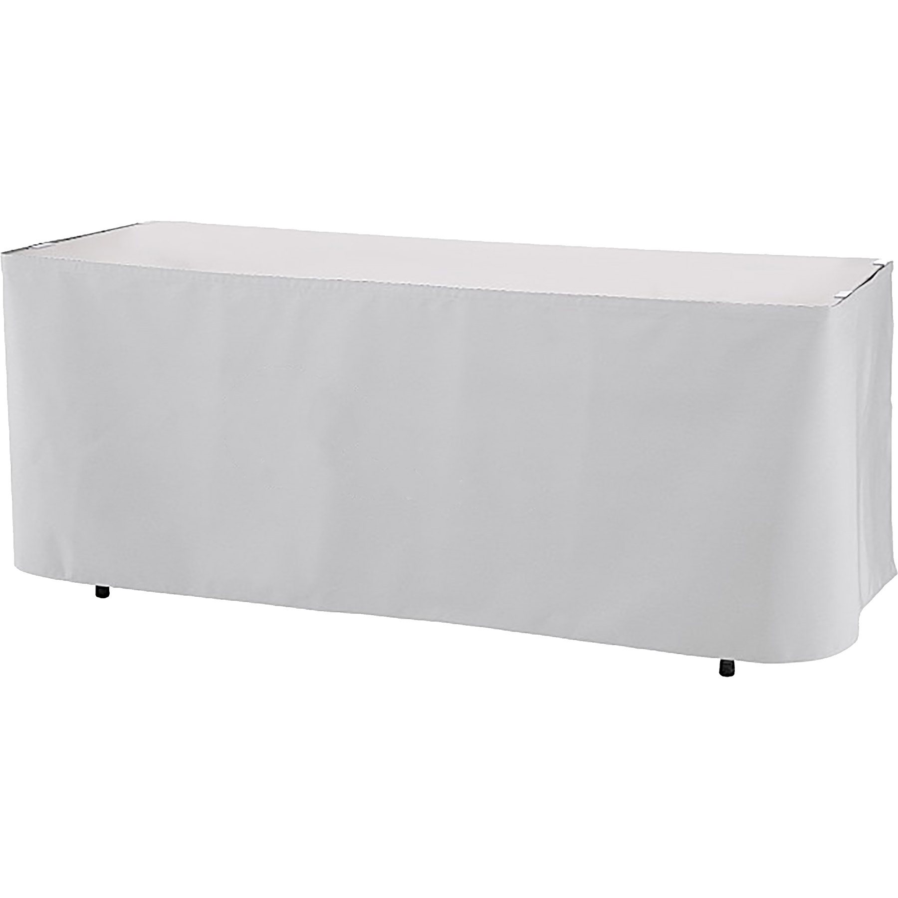 Picture of Premium Polyester, All Over Full Color Table Skirt, 3 sided, 6'