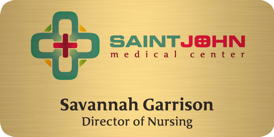 Picture of Savannah Express Metal Name Badge (Standard Size 1-1/2" x 3")