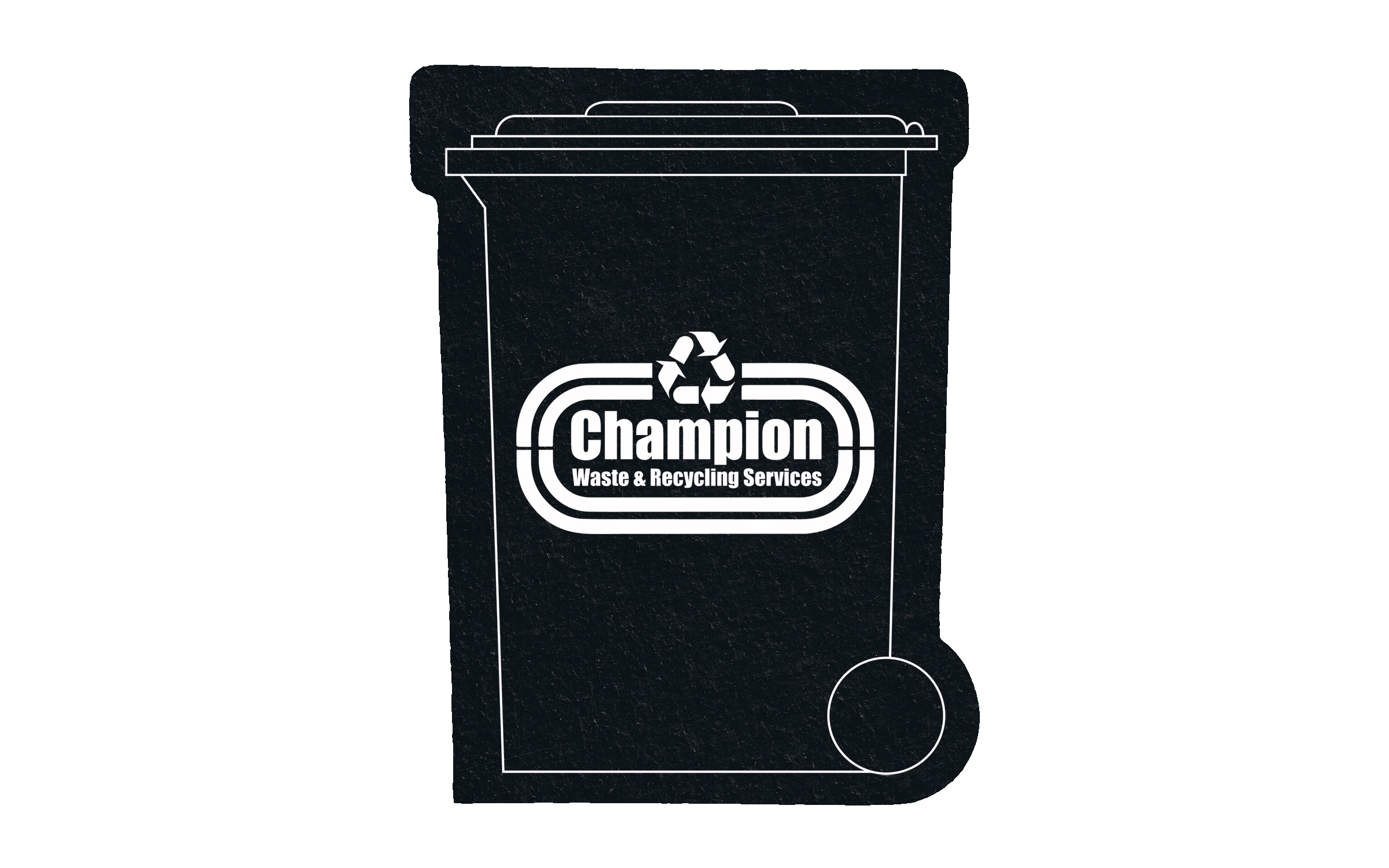 Picture of 5" Standard Recycled Rubber Recycling Bin Jar Opener