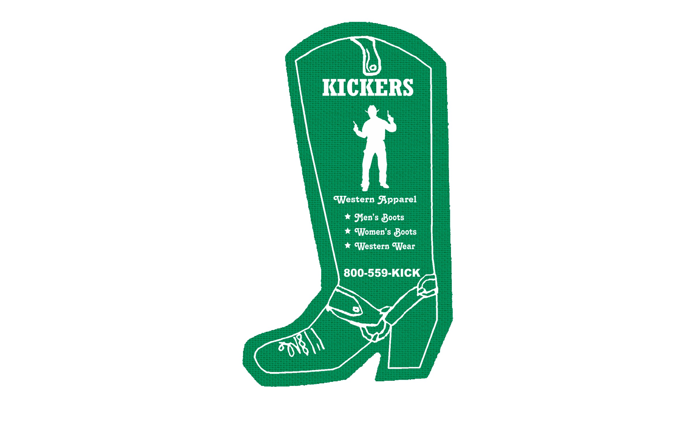 Picture of 5" Standard Vinyl Cowboy Boot Jar Opener