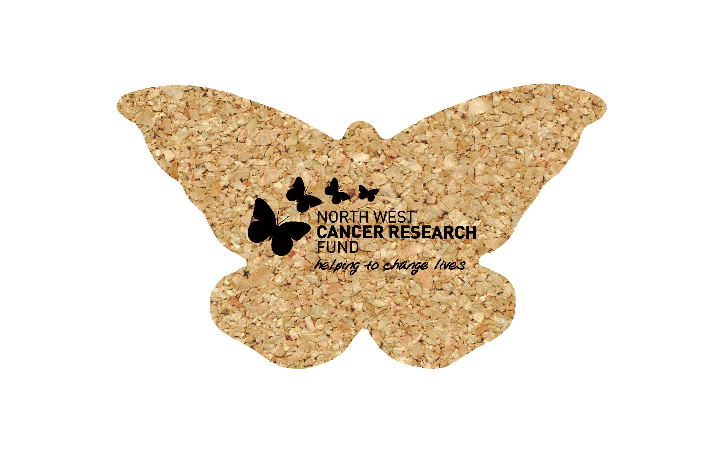 Picture of 4" Econo Butterfly Cork Coaster