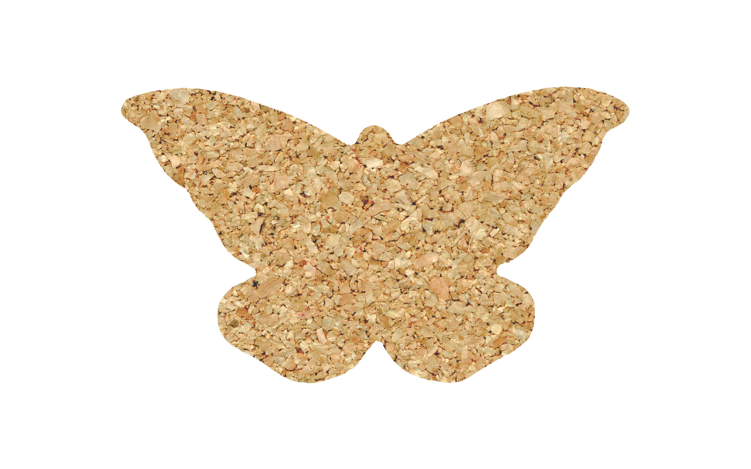 Picture of 4" Econo Butterfly Cork Coaster
