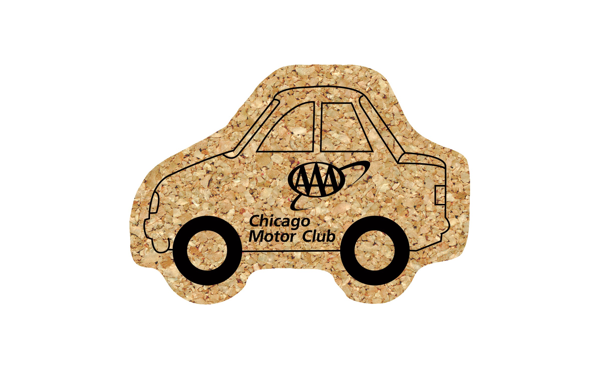 Picture of 5" Standard Cork Car Coaster