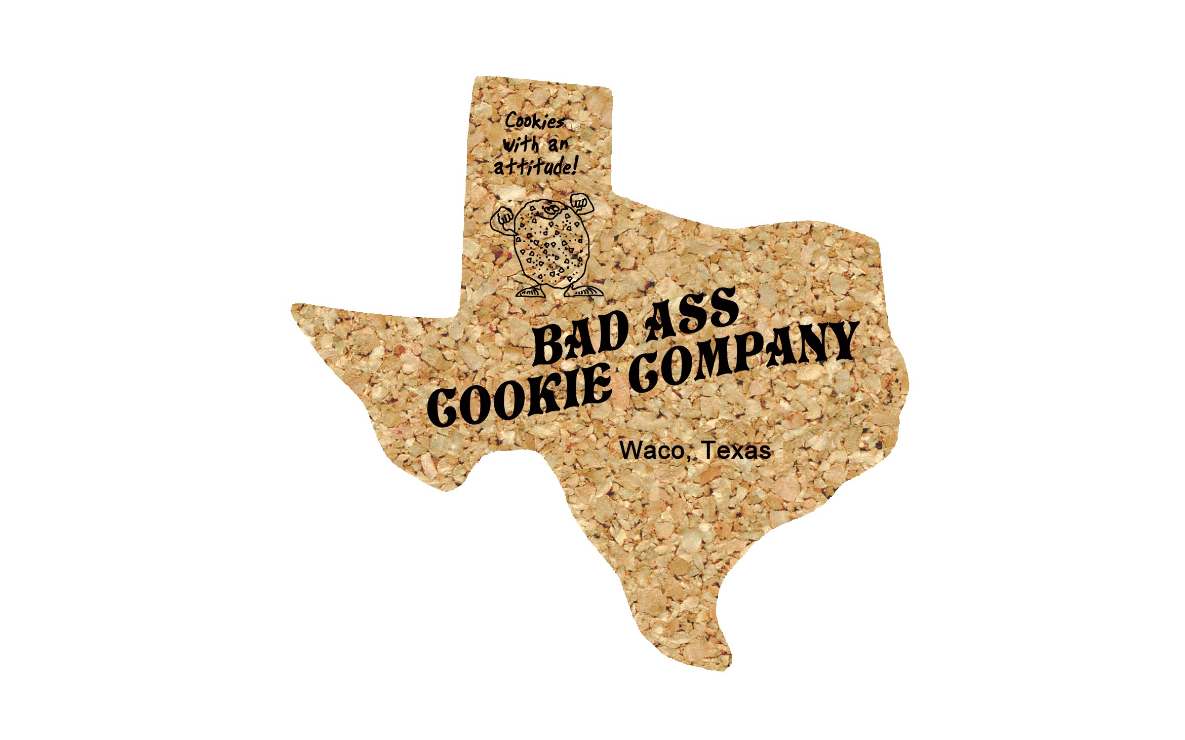Picture of 5" Standard Cork Texas Coaster