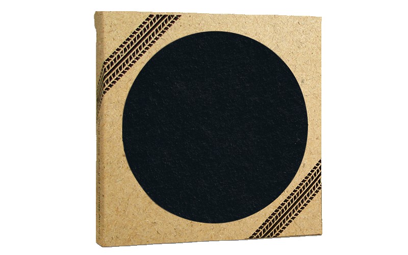 Picture of 4" Econo Flat Tire Circle Flat Tire Coaster (4 Set)