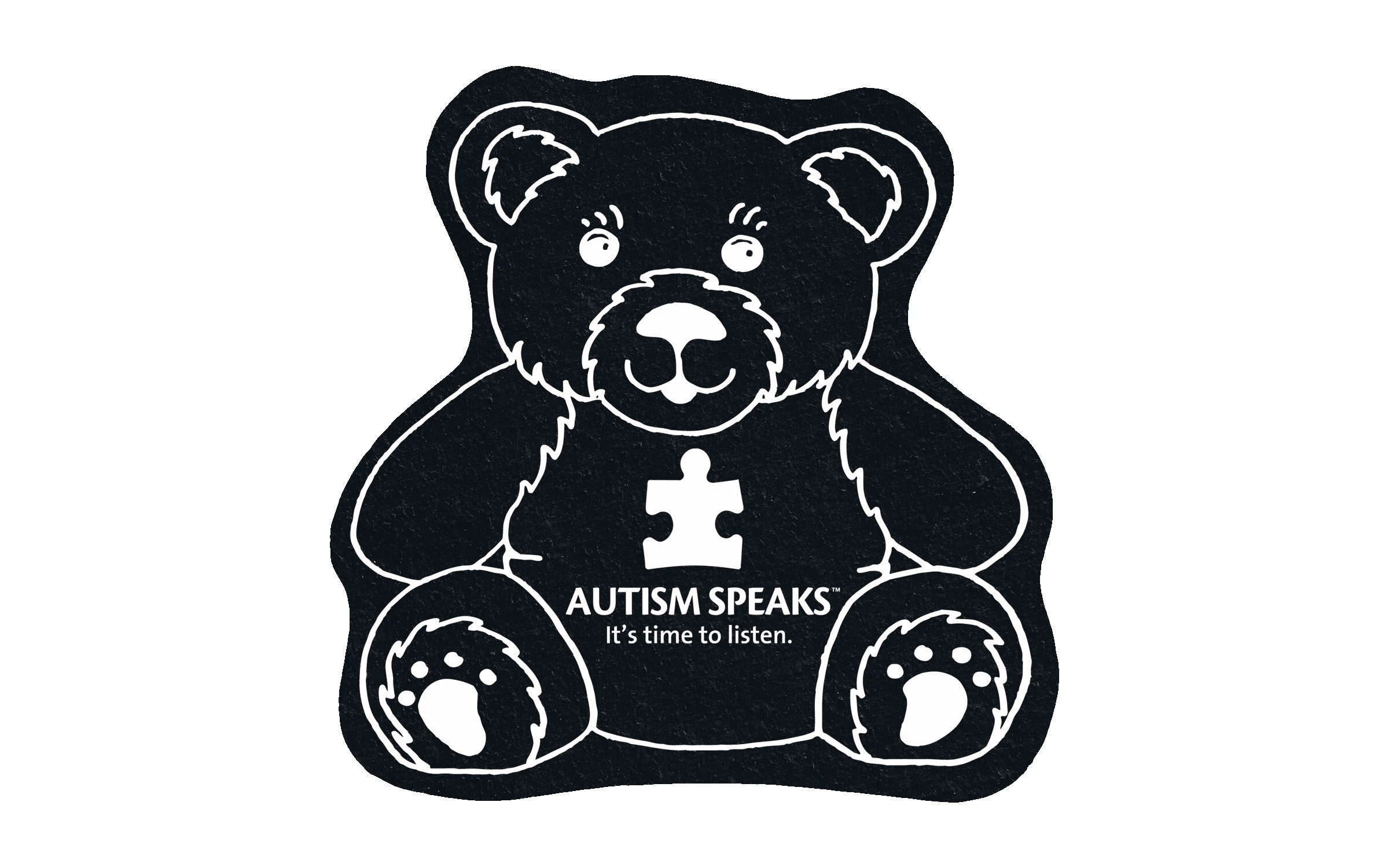 Picture of 5" Standard Recycled Rubber Teddy Bear Jar Opener
