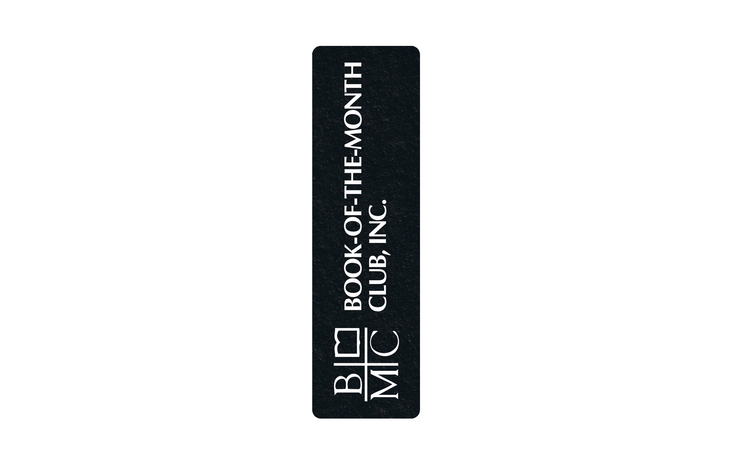 Picture of Rectangle Recycled Rubber Bookmark