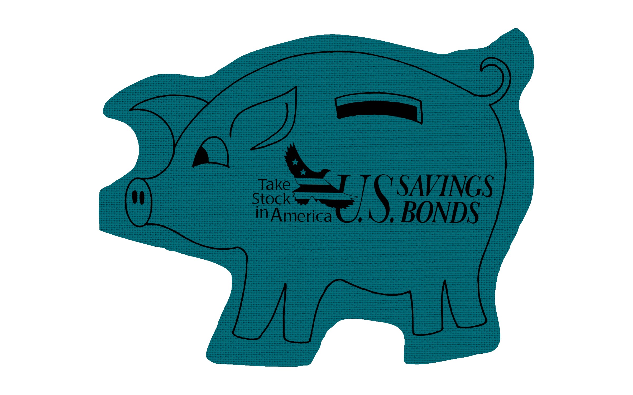 Picture of 5" Standard Rubber Piggy Bank Jar Opener