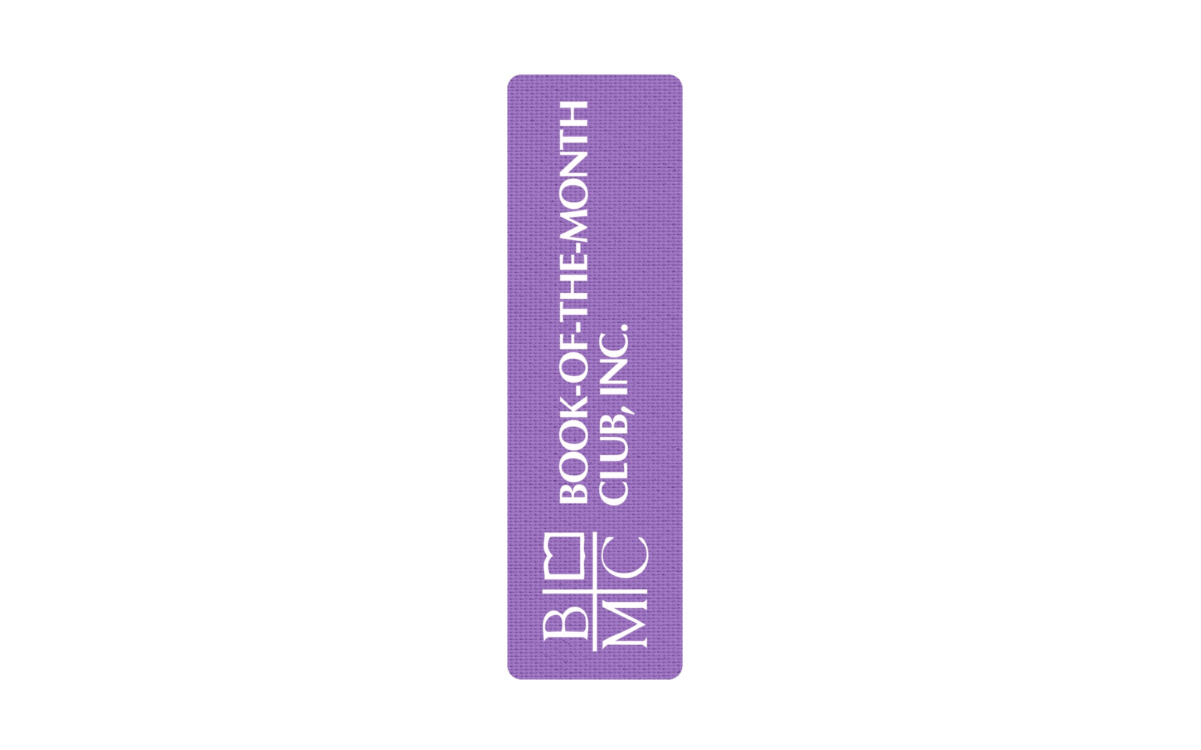 Picture of Rectangle Rubber Bookmark