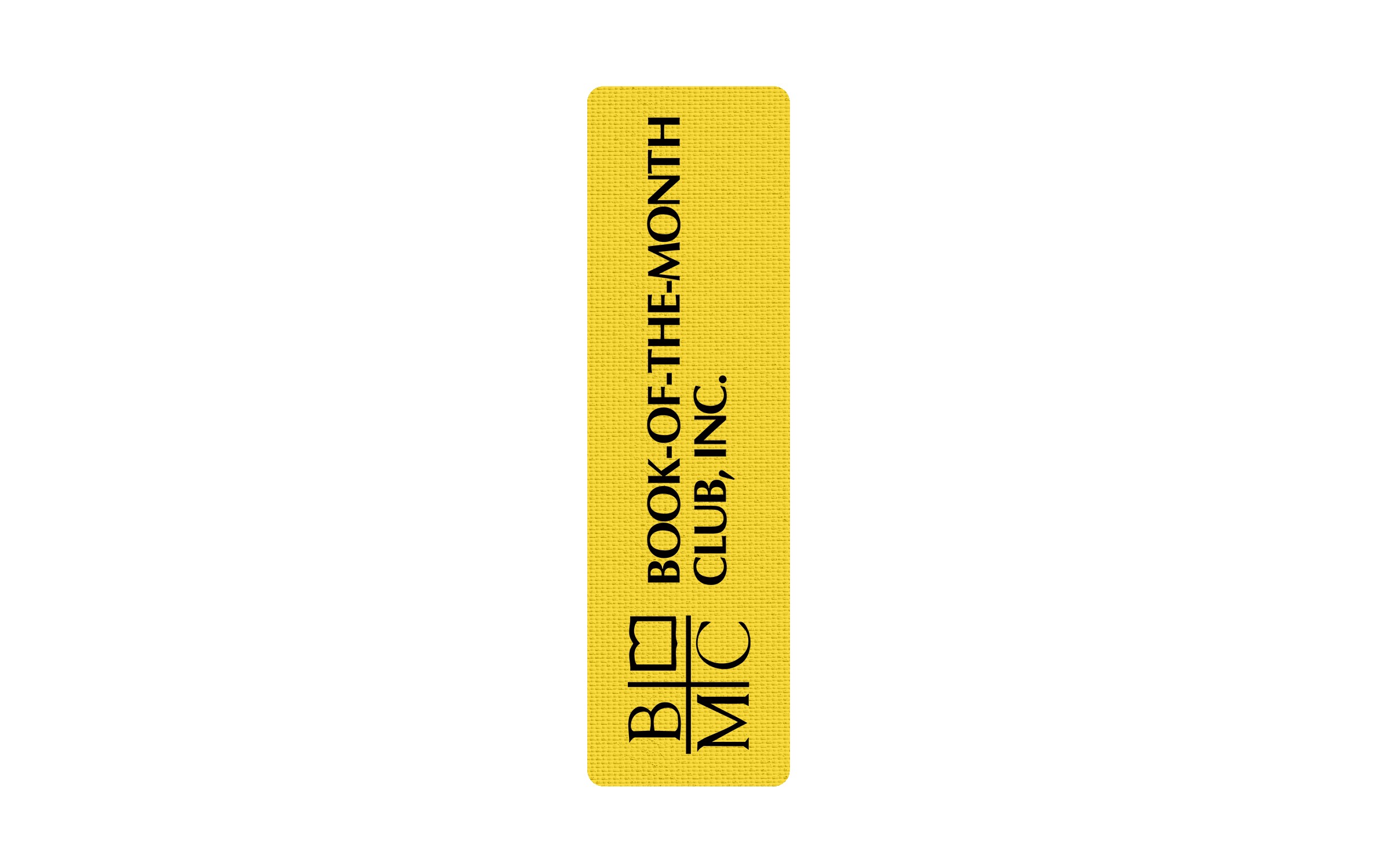 Picture of Rectangle Rubber Bookmark