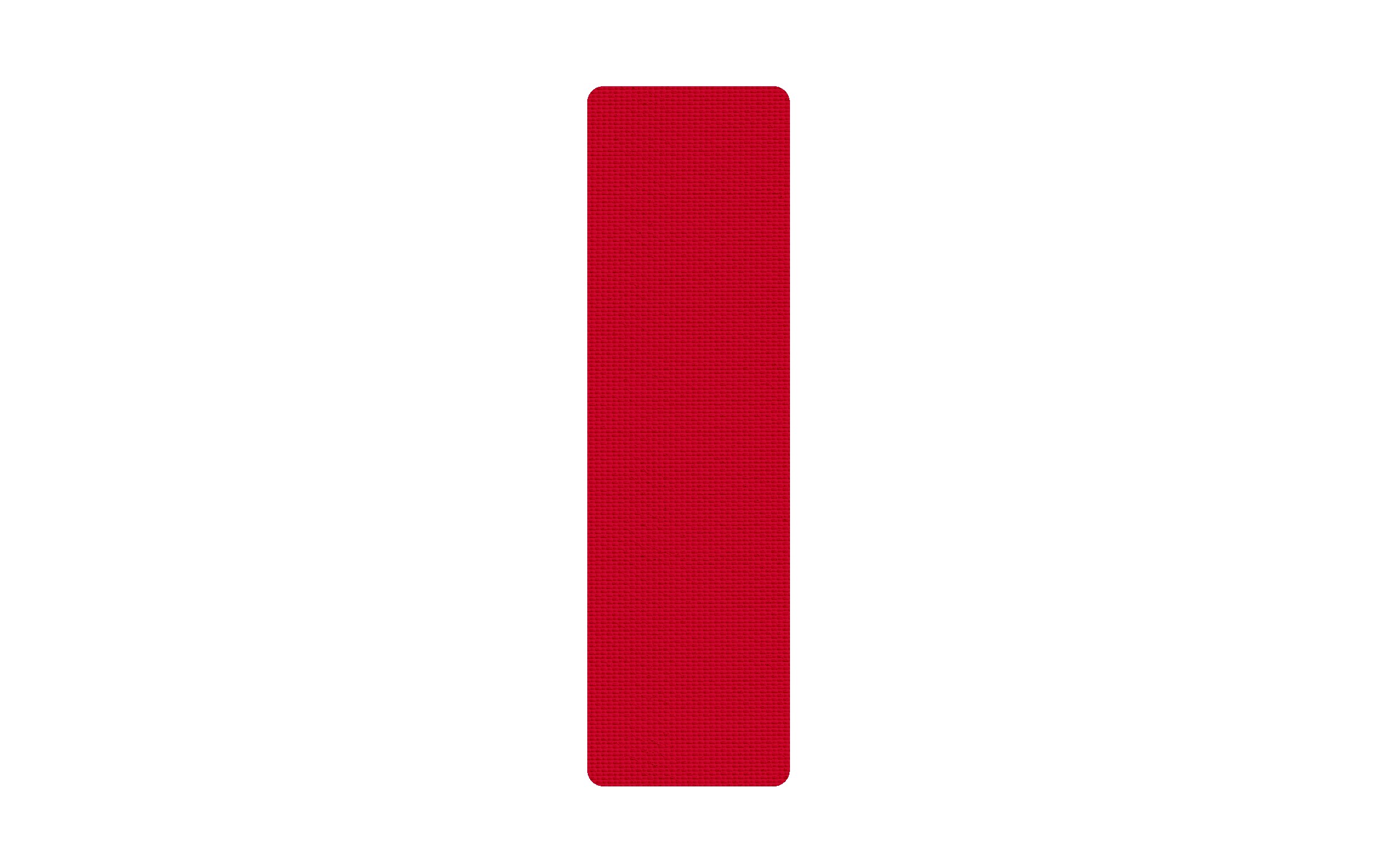 Picture of Rectangle Rubber Bookmark