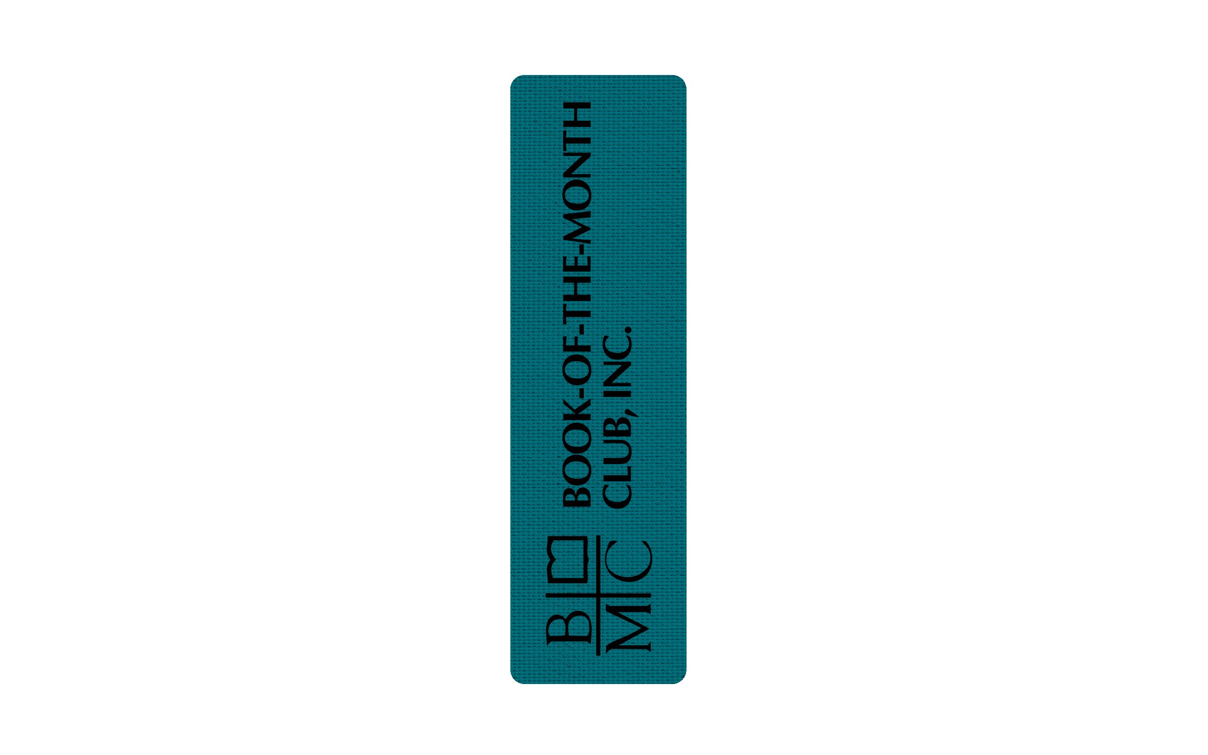 Picture of Rectangle Rubber Bookmark