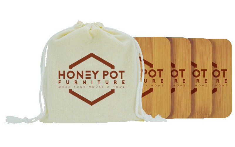 Picture of Bamboo Coaster Set