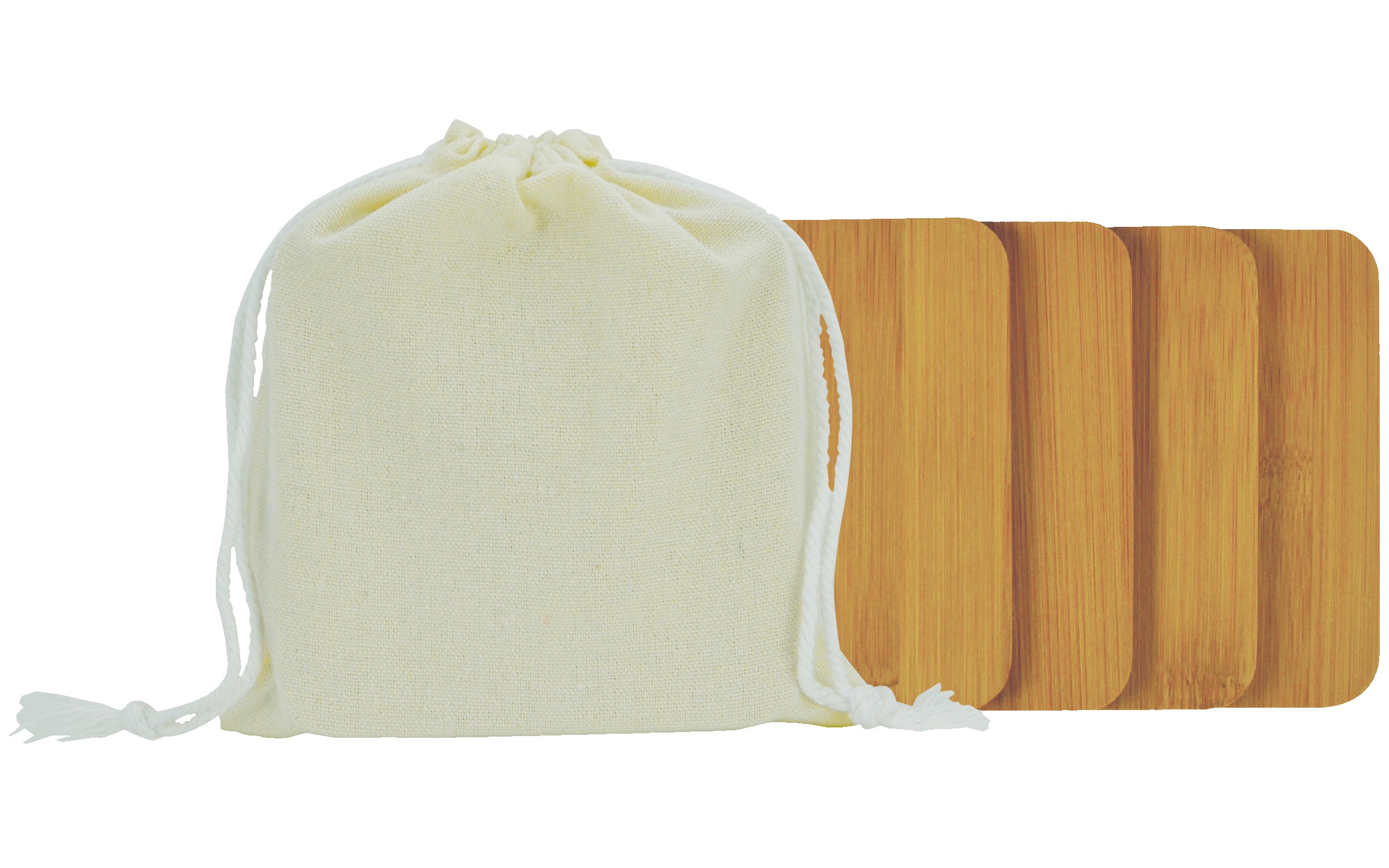 Picture of Bamboo Coaster Set