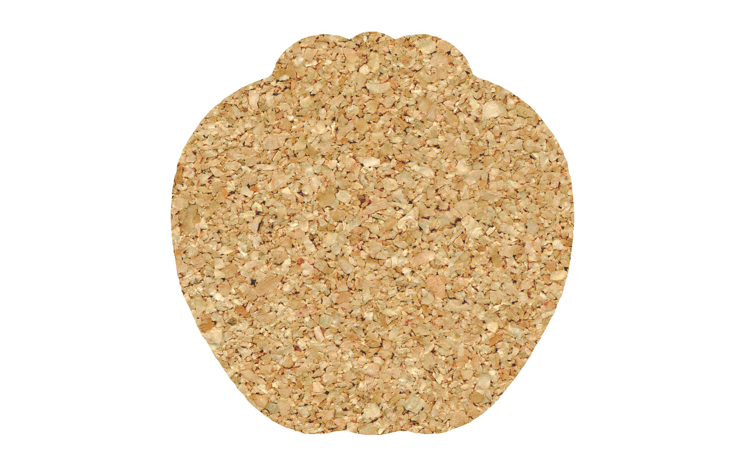 Picture of 4" Econo Apple Cork Coaster