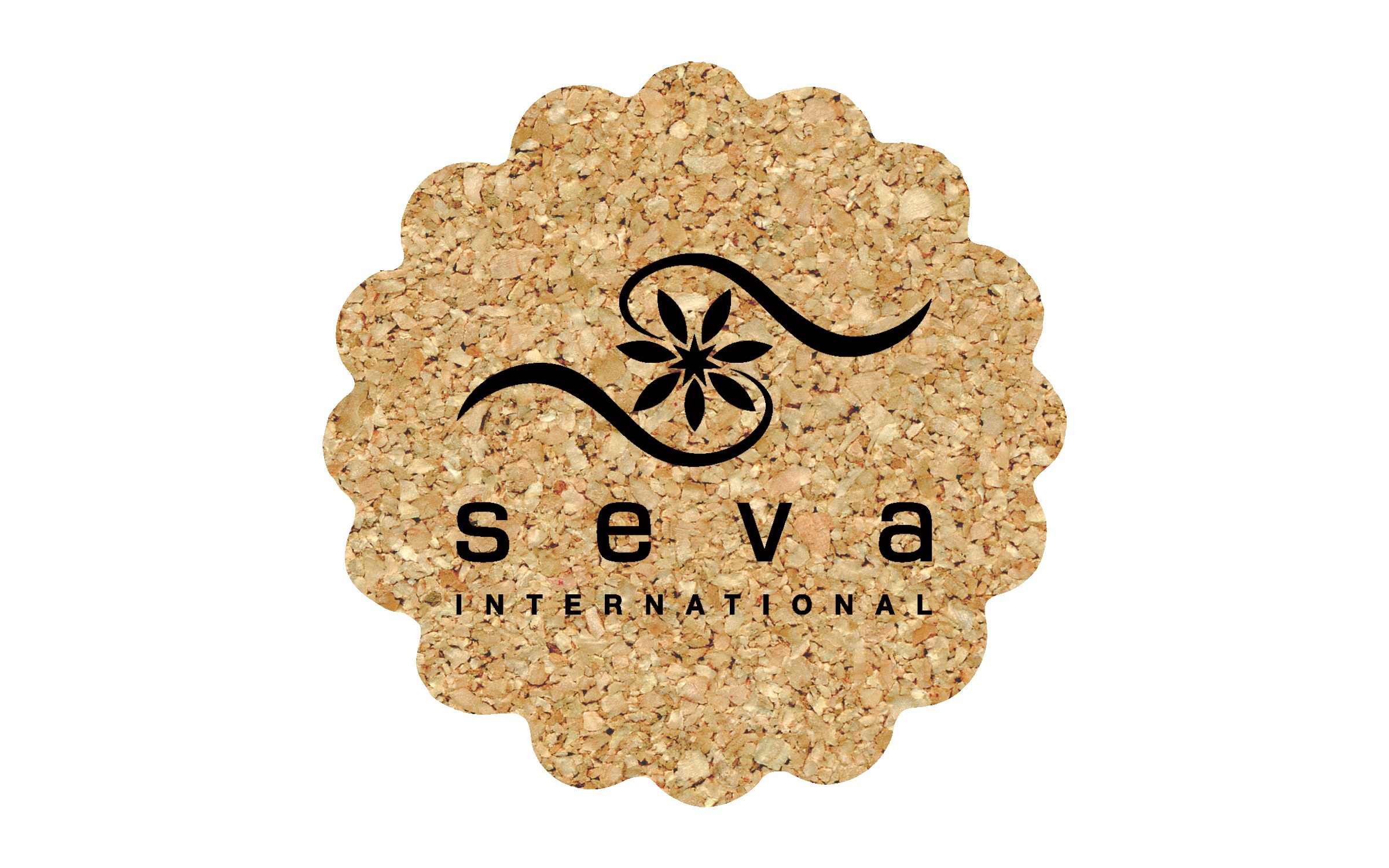 Picture of 4" Econo Cork Flower Coaster