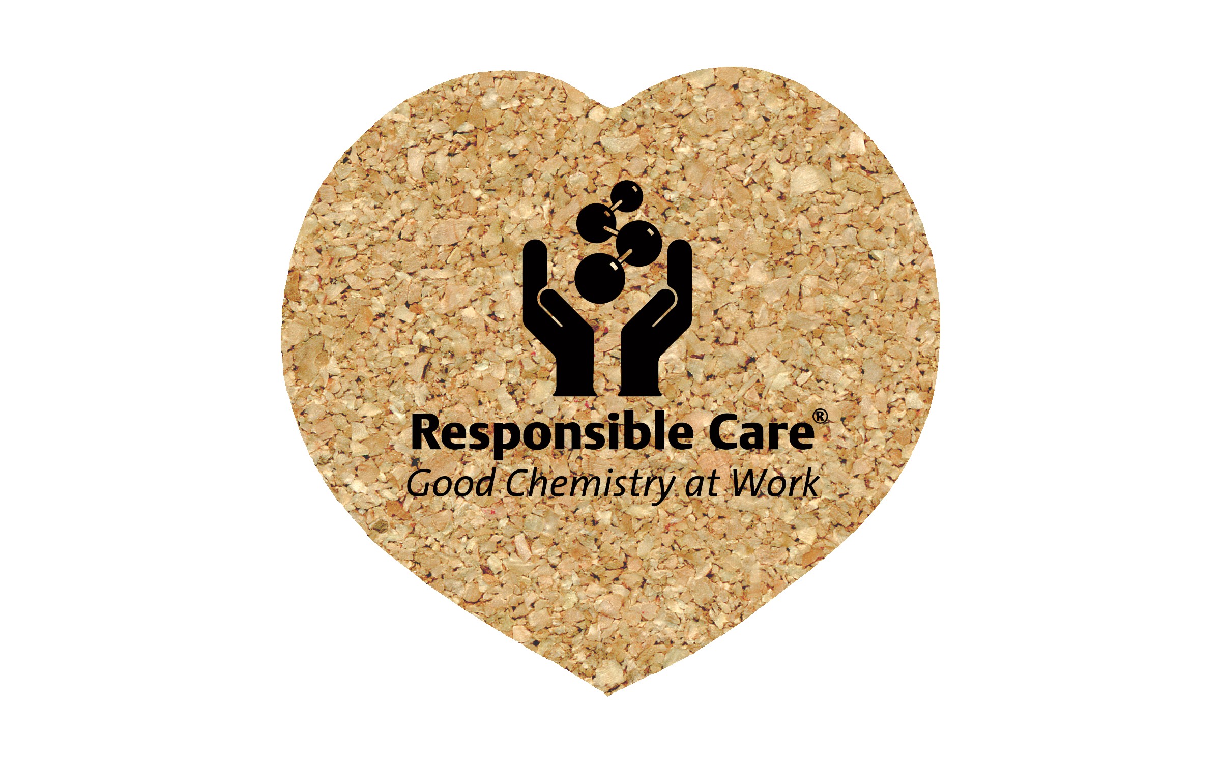 Picture of 4" Econo Cork Heart Coaster