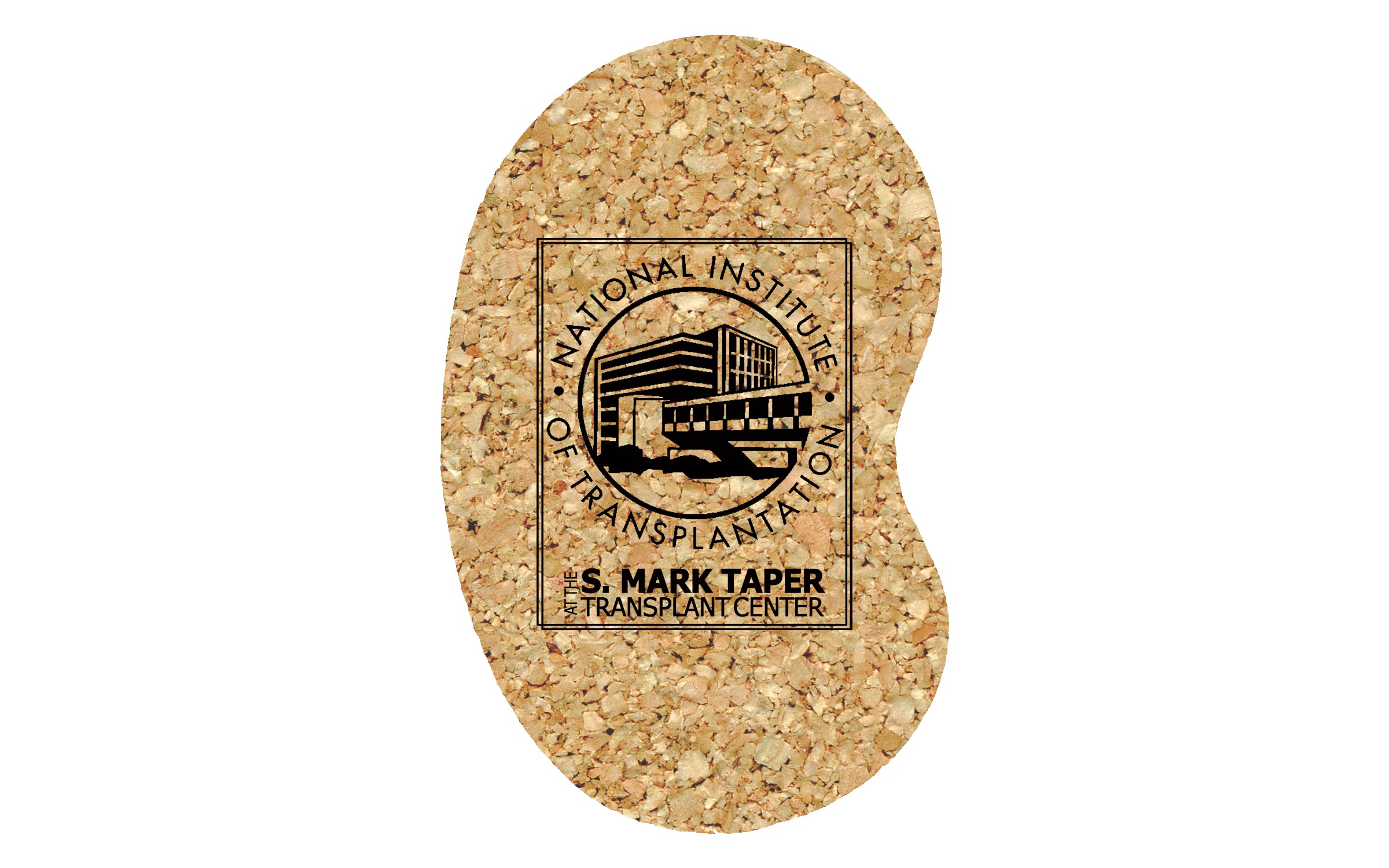 Picture of 4" Econo Cork Kidney Coaster