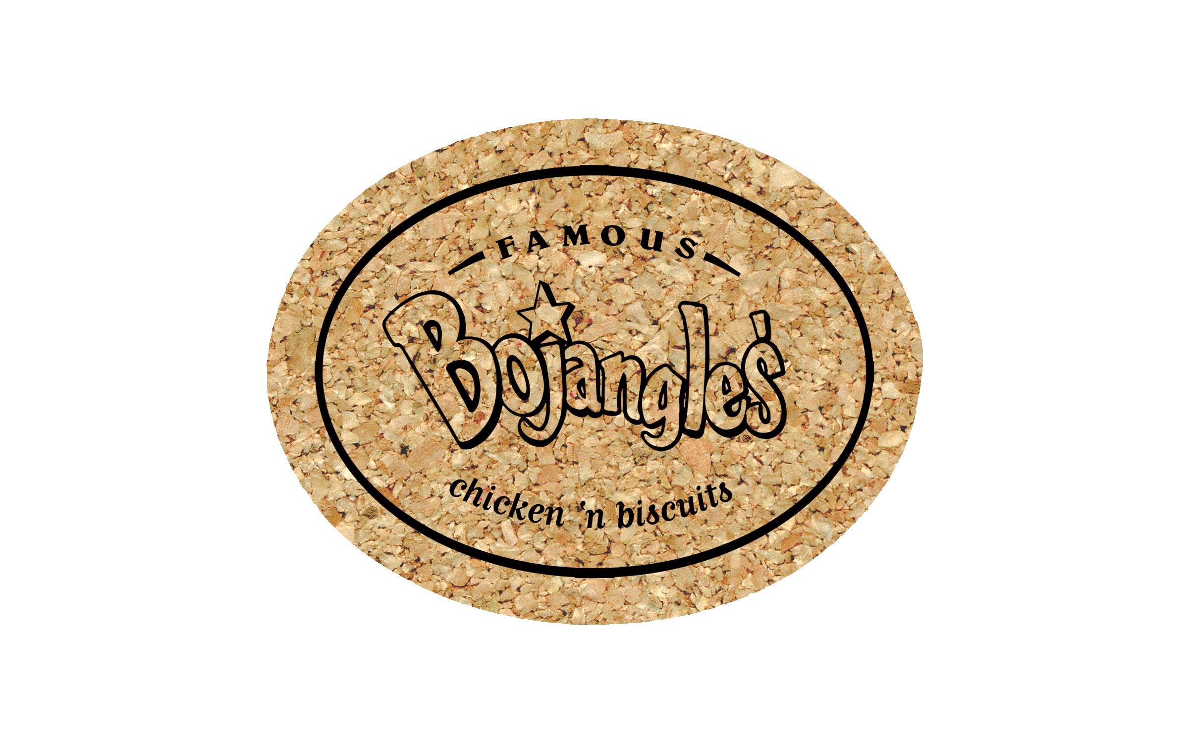 Picture of 4" Econo Cork Oval Coaster