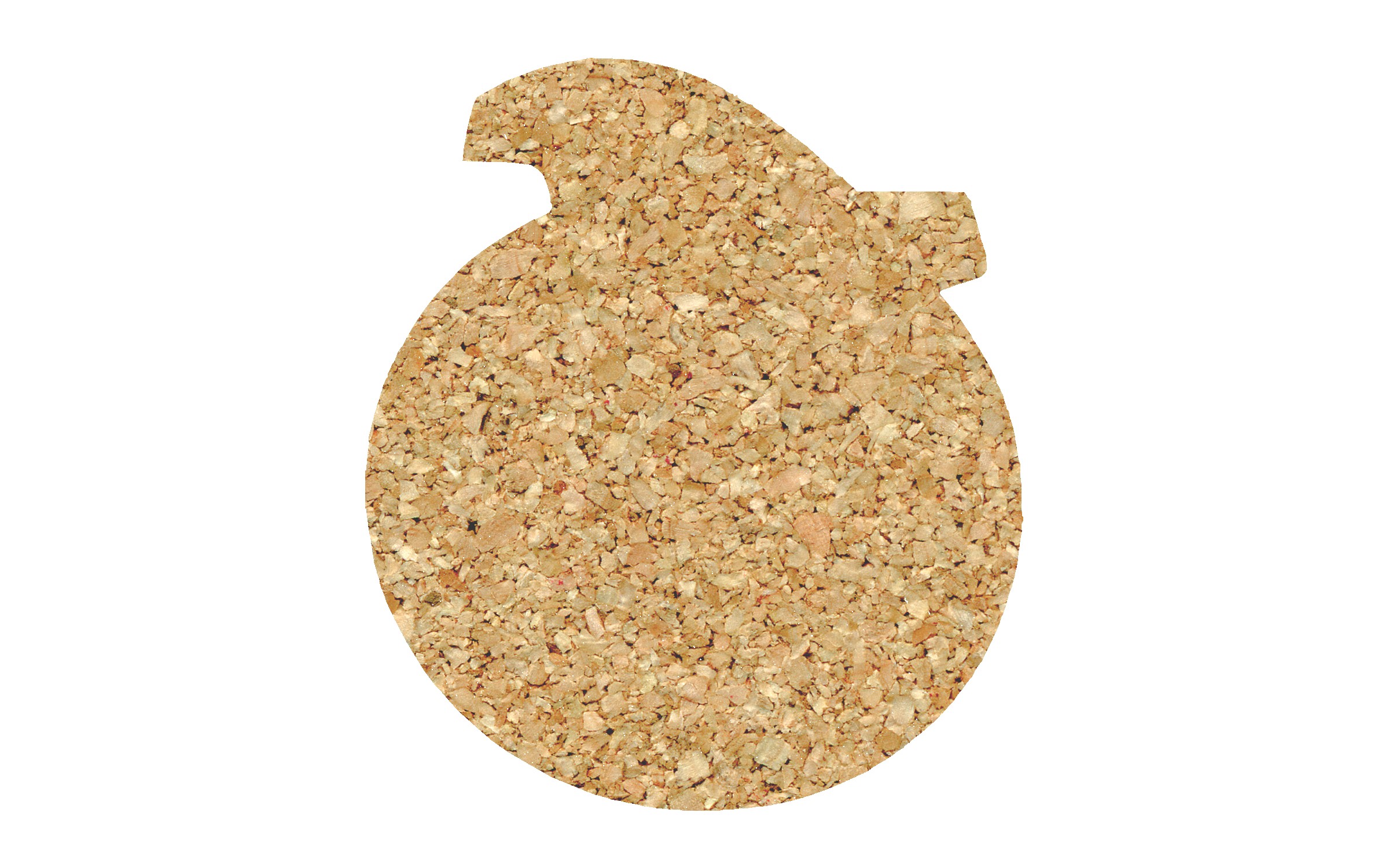 Picture of 4" Econo Cork Peach Coaster
