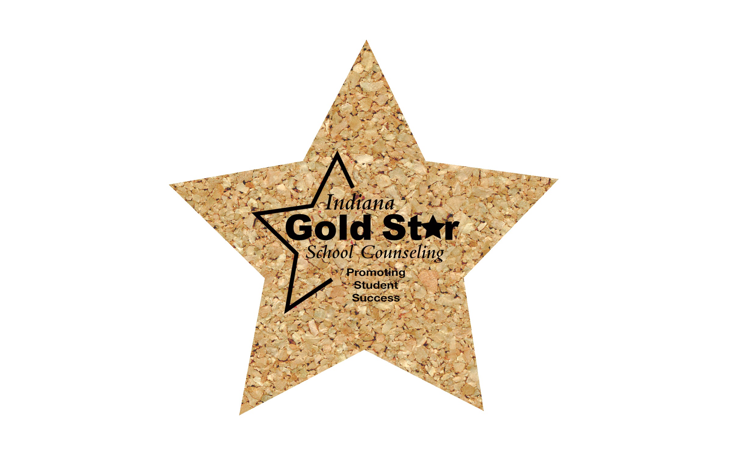 Picture of 4" Econo Cork Star Coaster