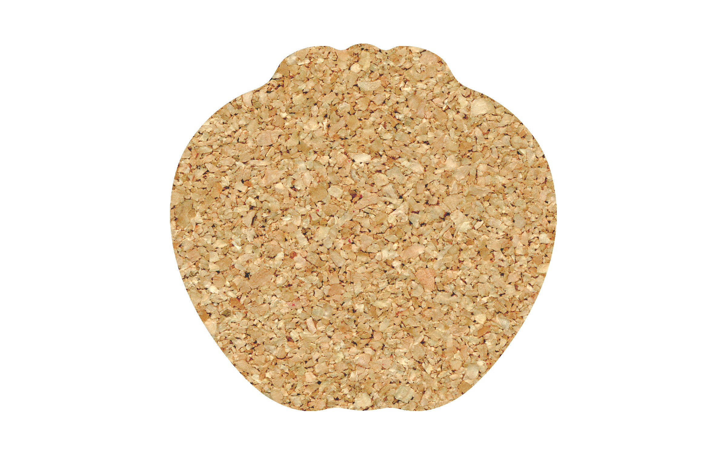 Picture of 5" Standard Cork Apple Coaster