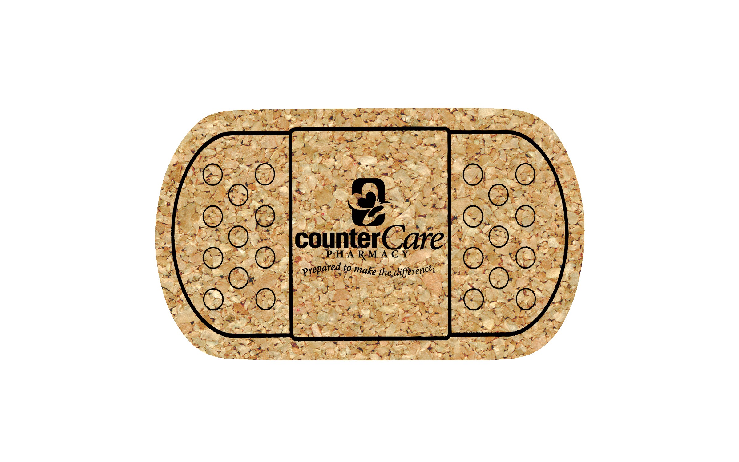 Picture of 5" Standard Cork Bandage Coaster