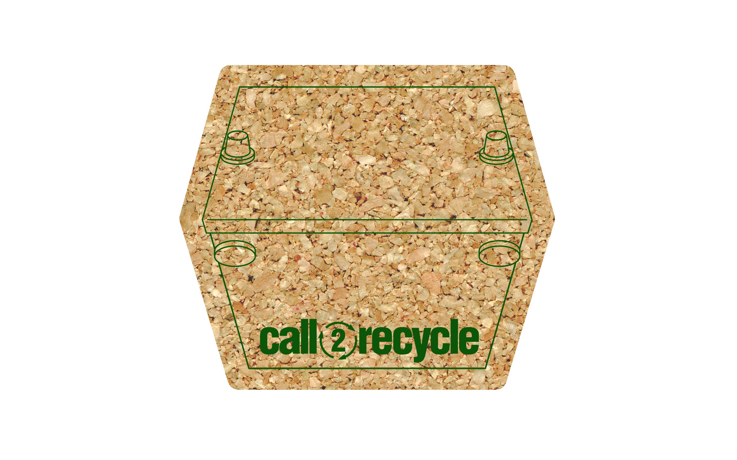 Picture of 5" Standard Cork Battery Coaster