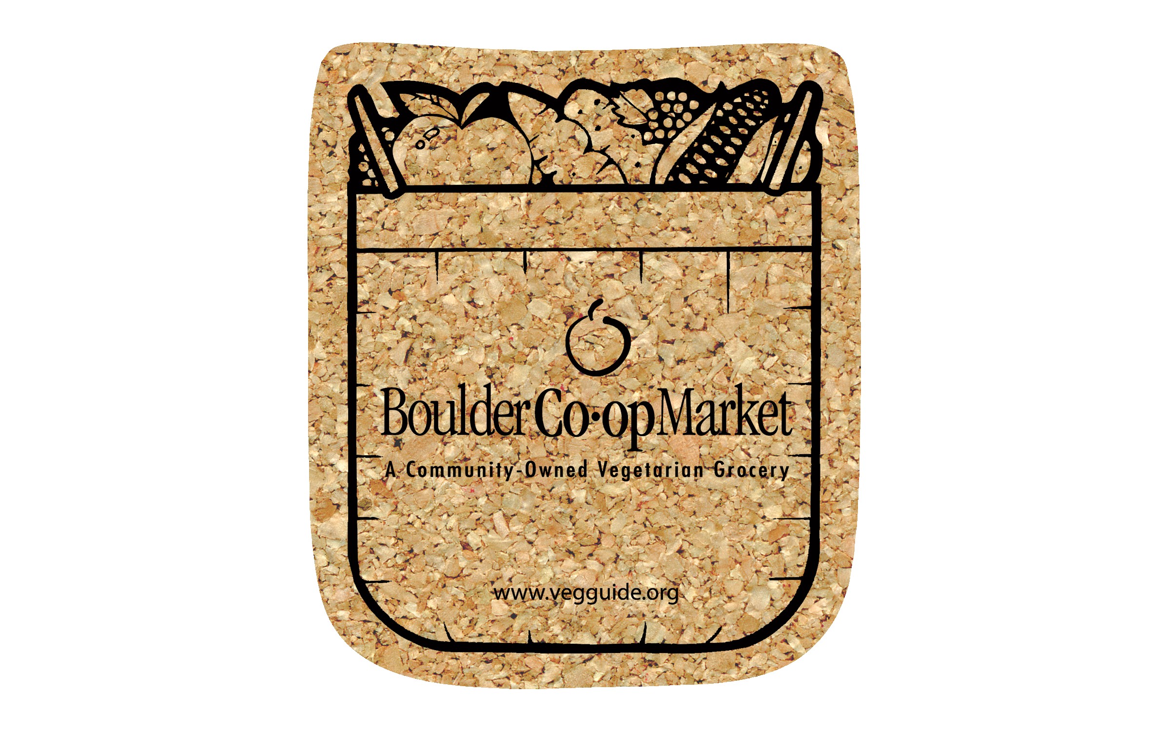 Picture of 5" Standard Cork Shopping Bag Coaster