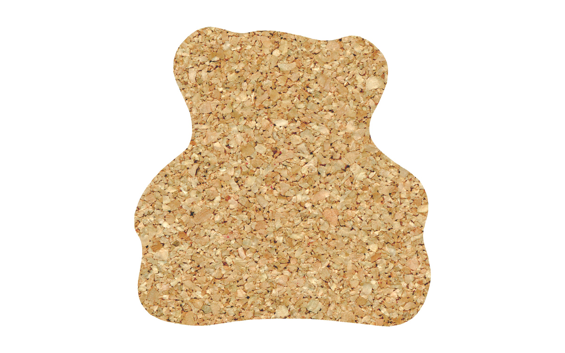 Picture of 5" Standard Cork Teddy Bear Coaster