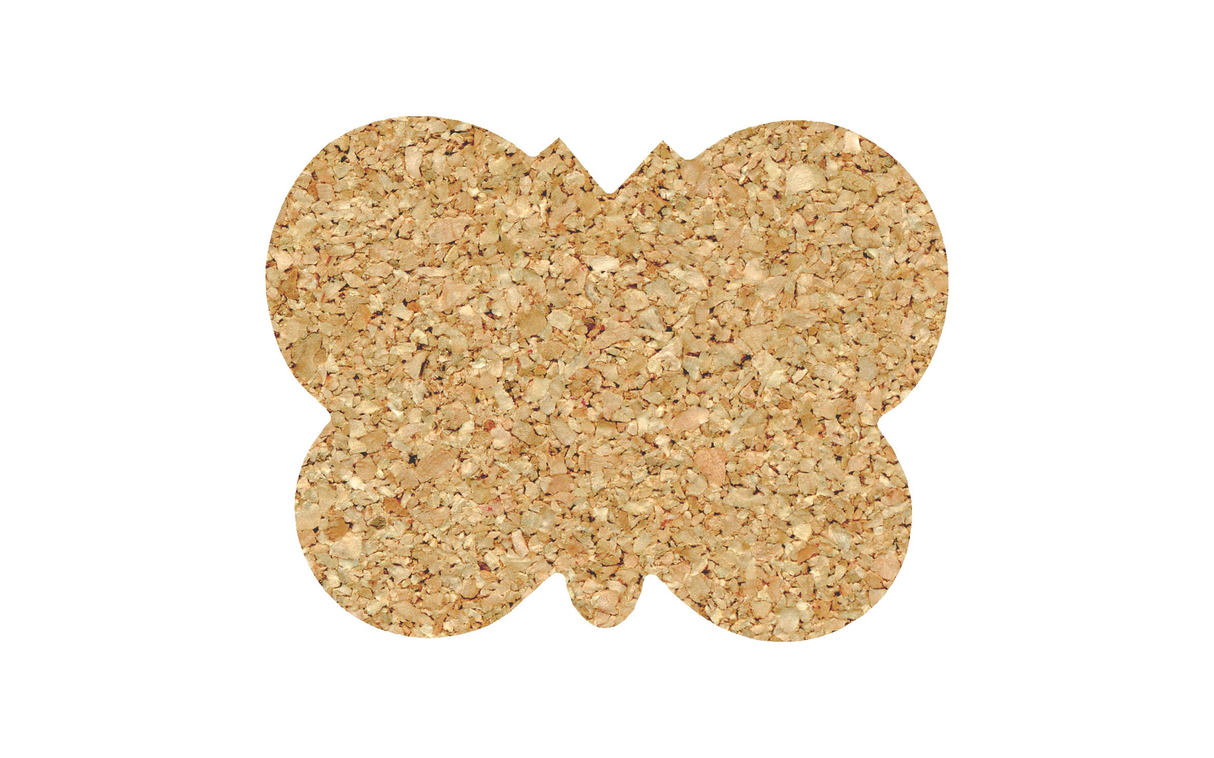 Picture of 5" Standard Cork Butterfly Coaster