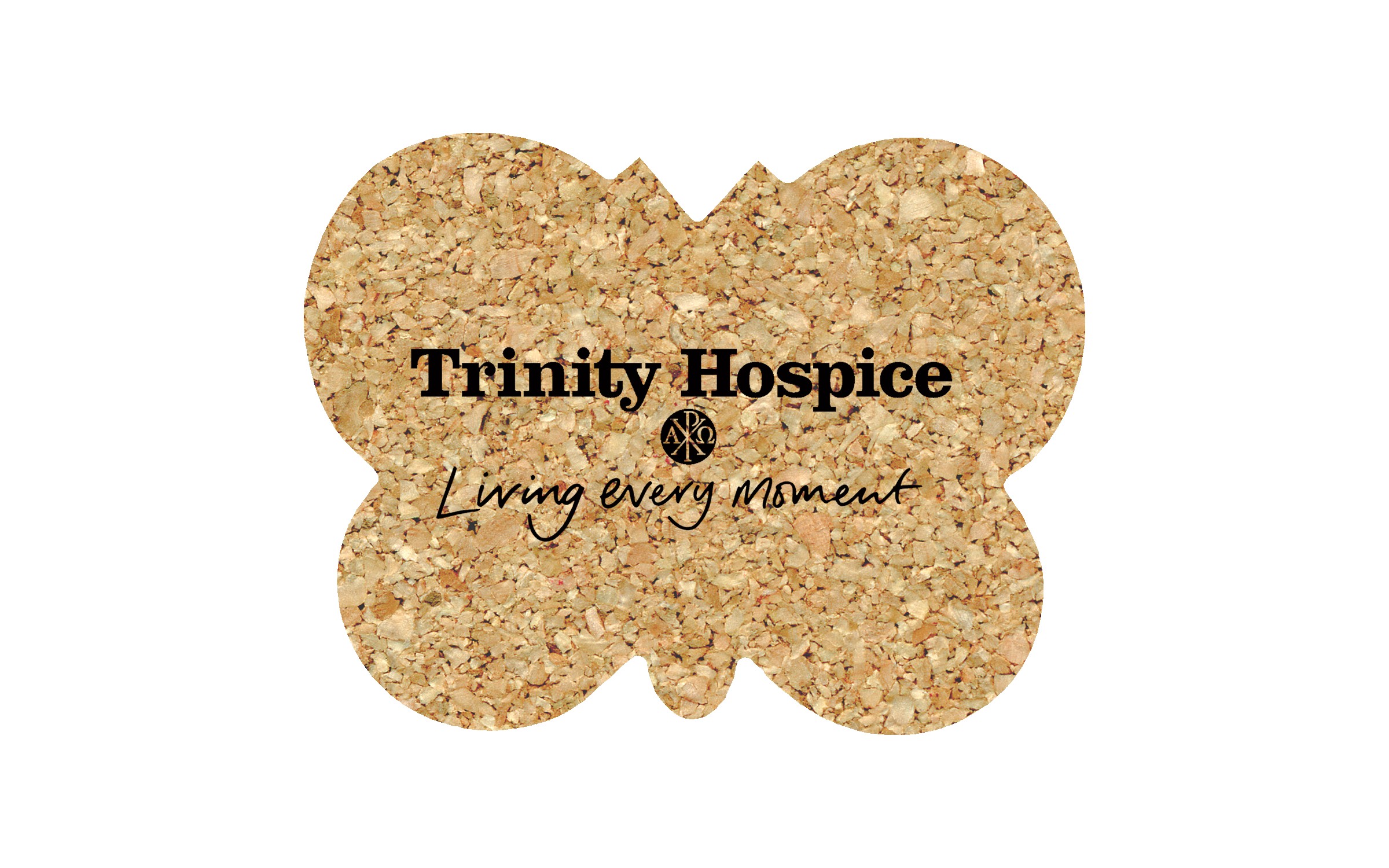 Picture of 5" Standard Cork Butterfly Coaster