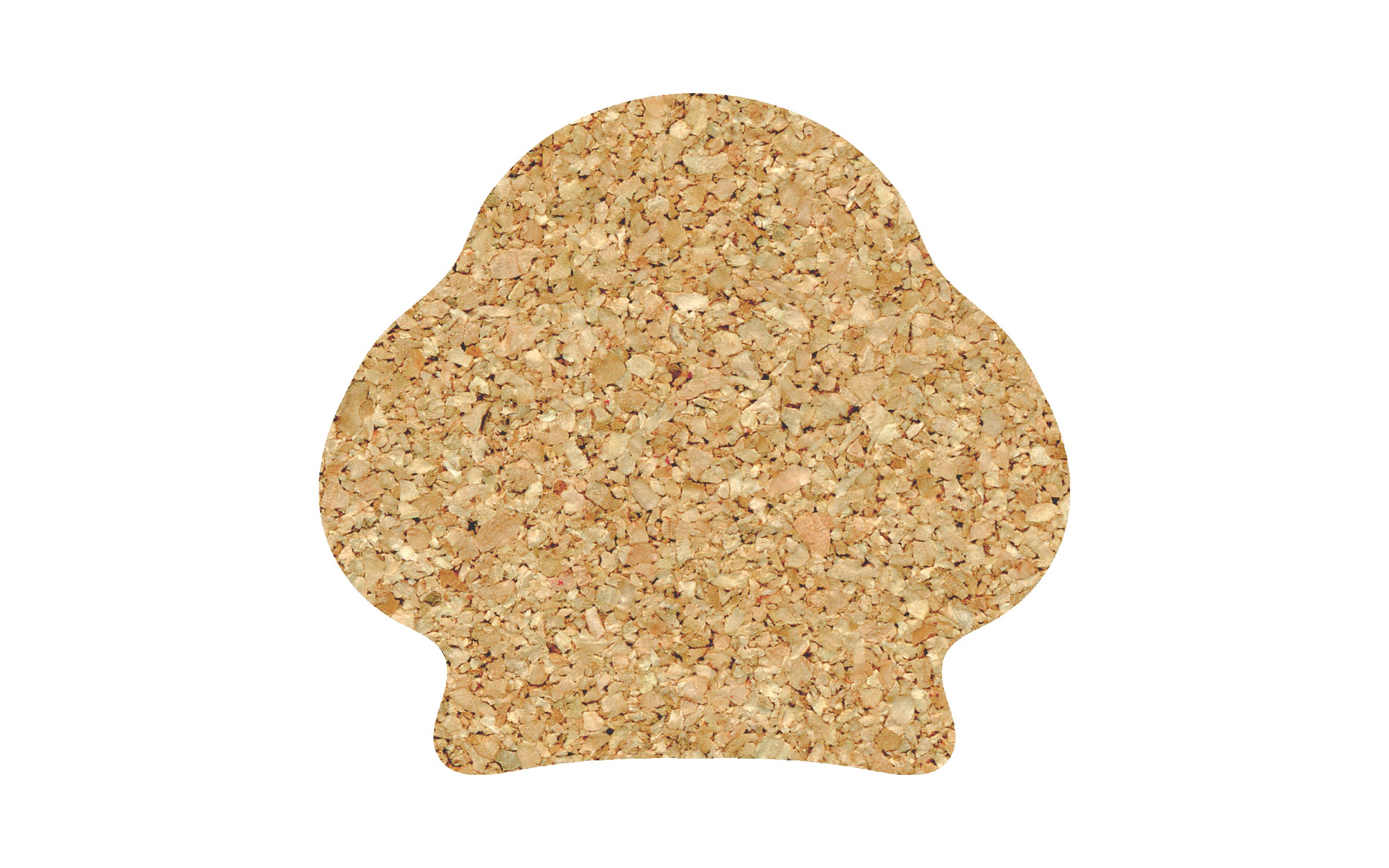 Picture of 5" Standard Cork Chef Hat Coaster