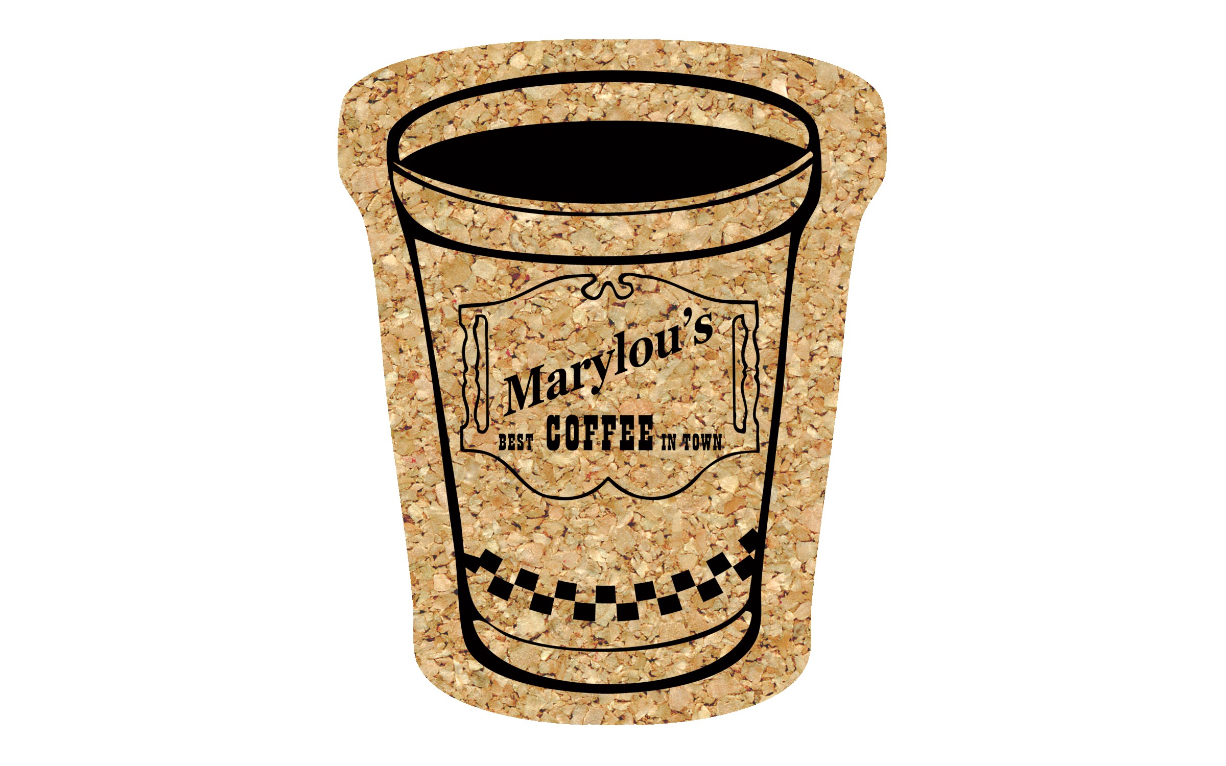 Picture of 5" Standard Cork Coffee Cup Coaster