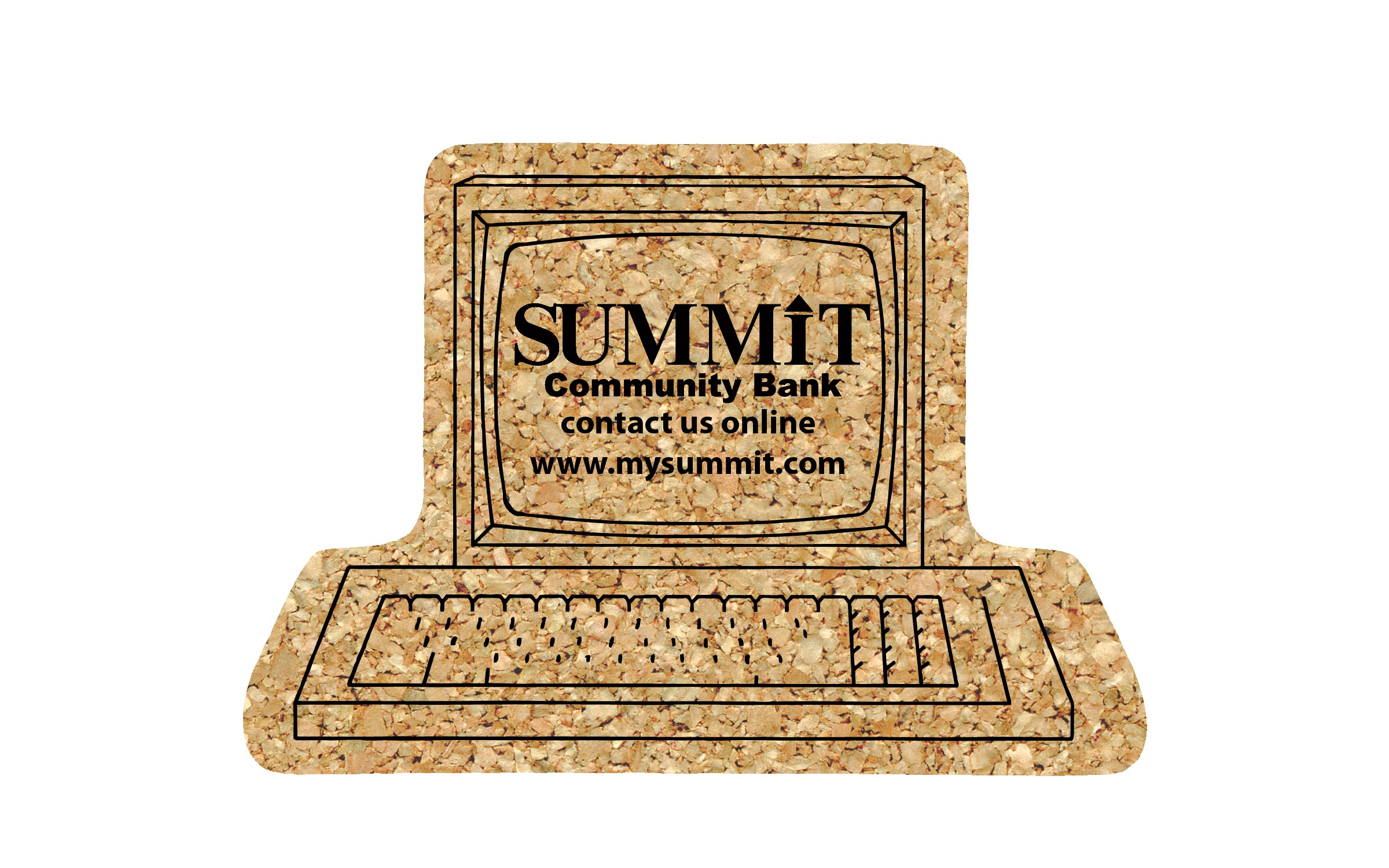 Picture of 5" Standard Cork Computer Coaster