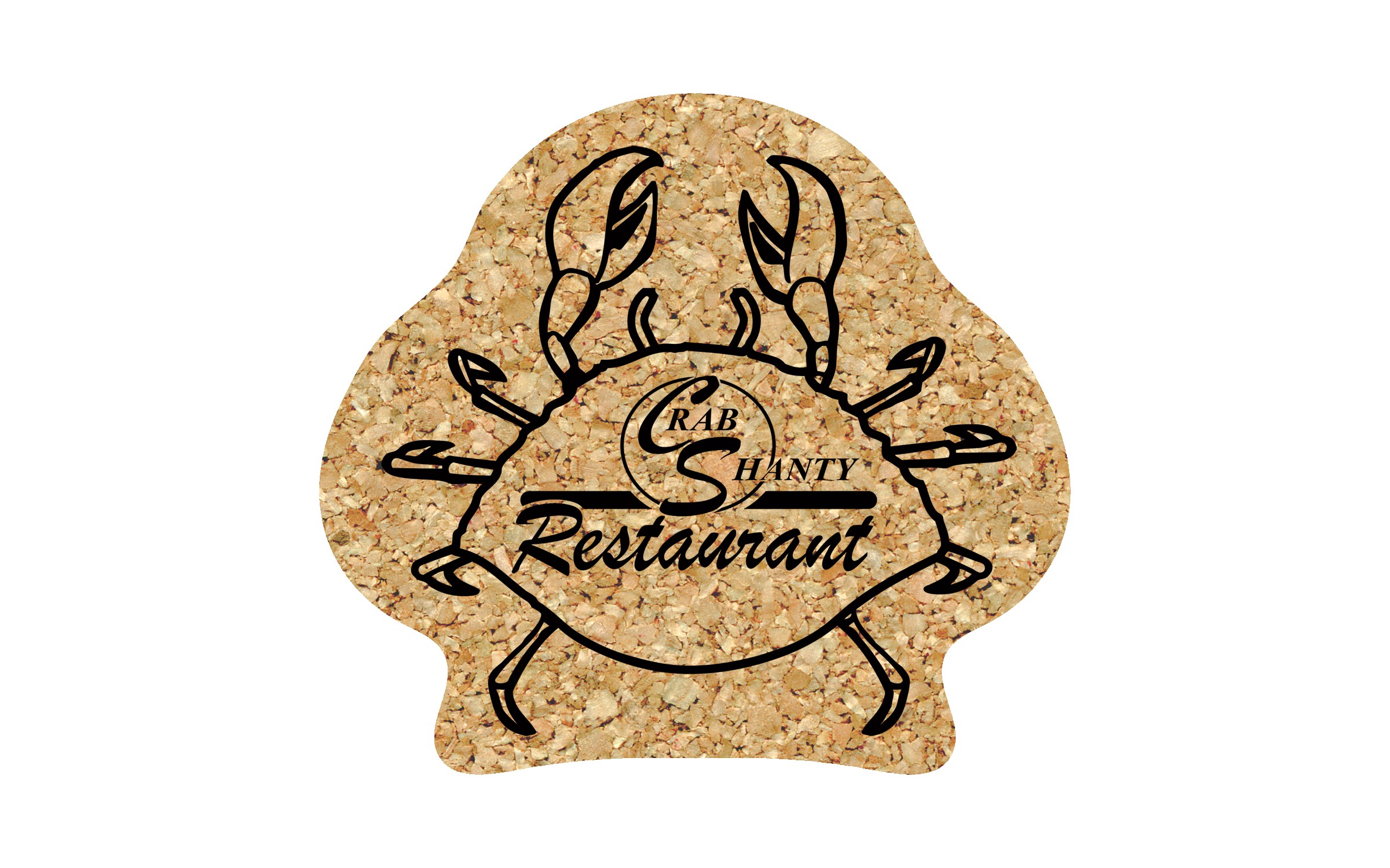 Picture of 5" Standard Cork Crab Coaster