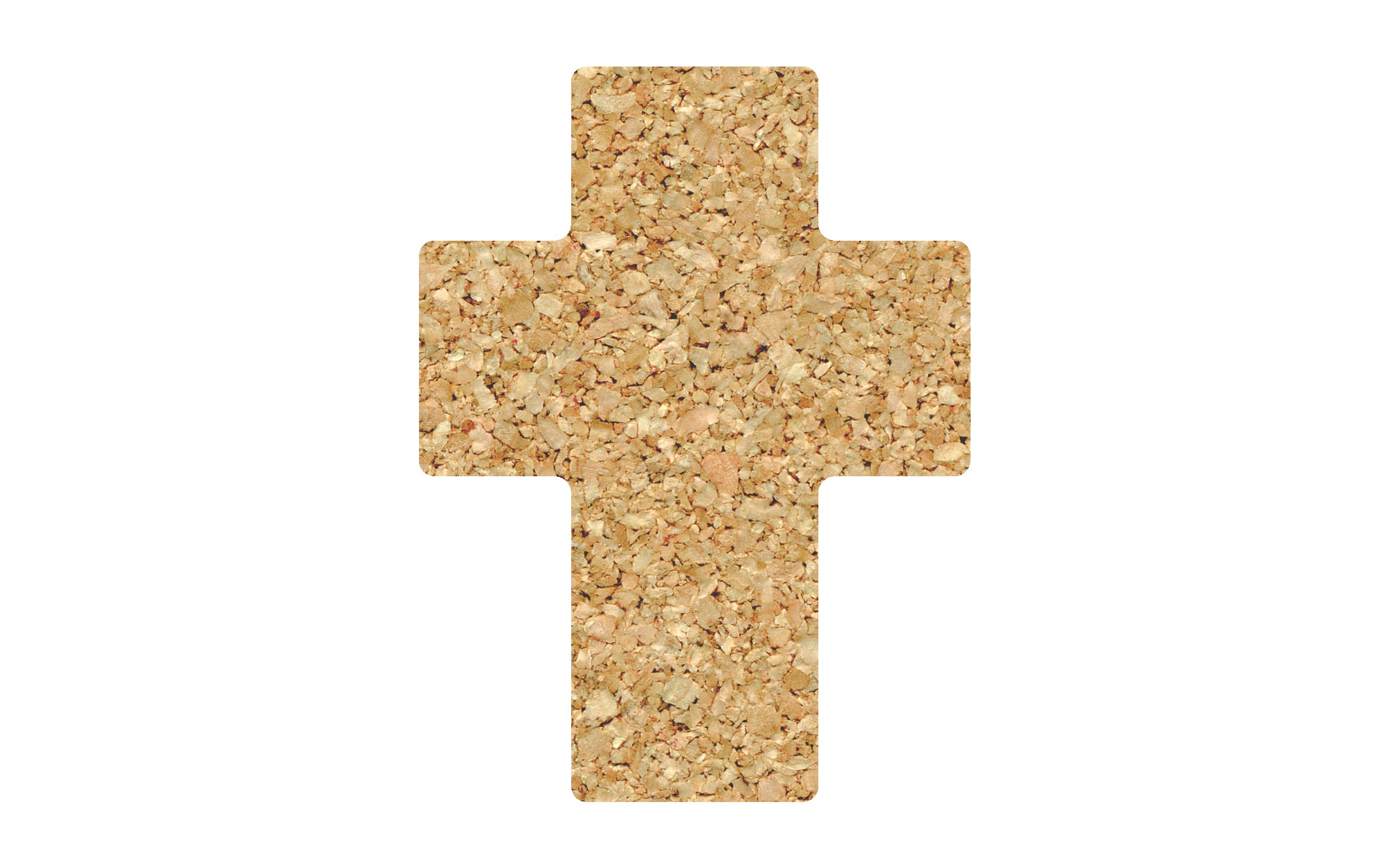 Picture of 5" Standard Cork Cross Coaster