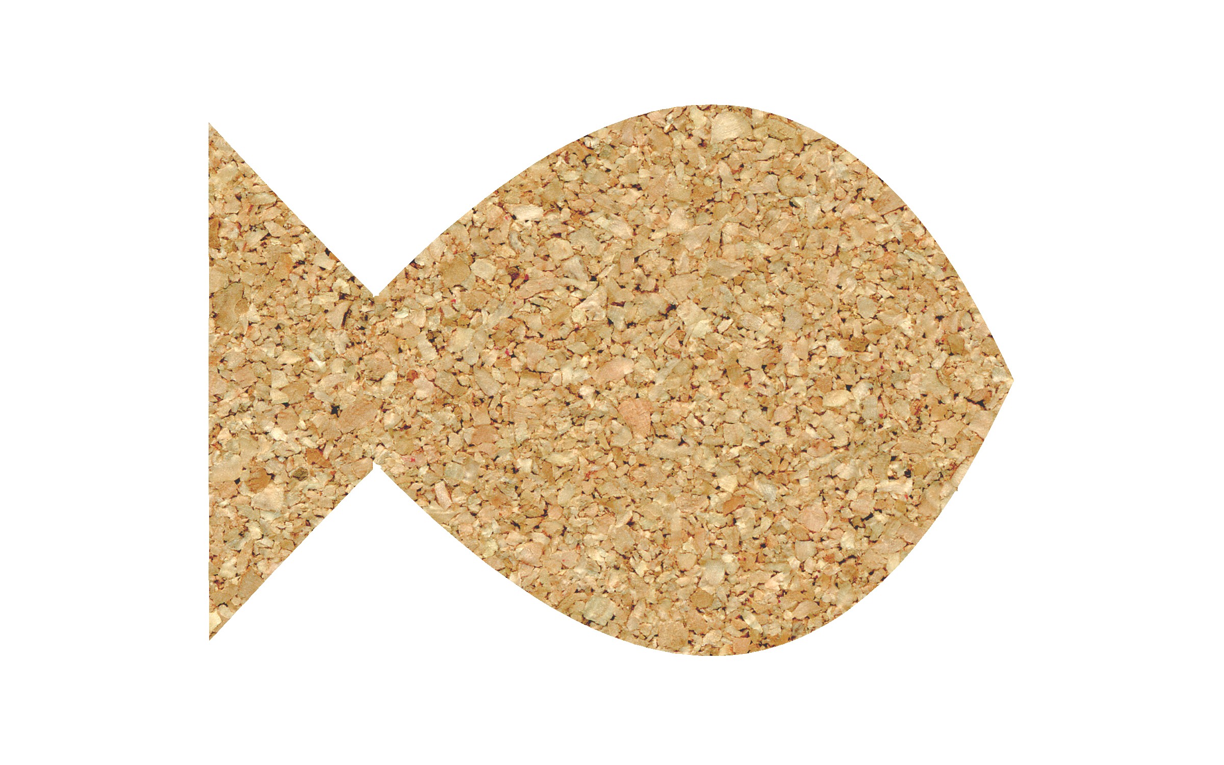 Picture of 5" Standard Cork Fish Coaster