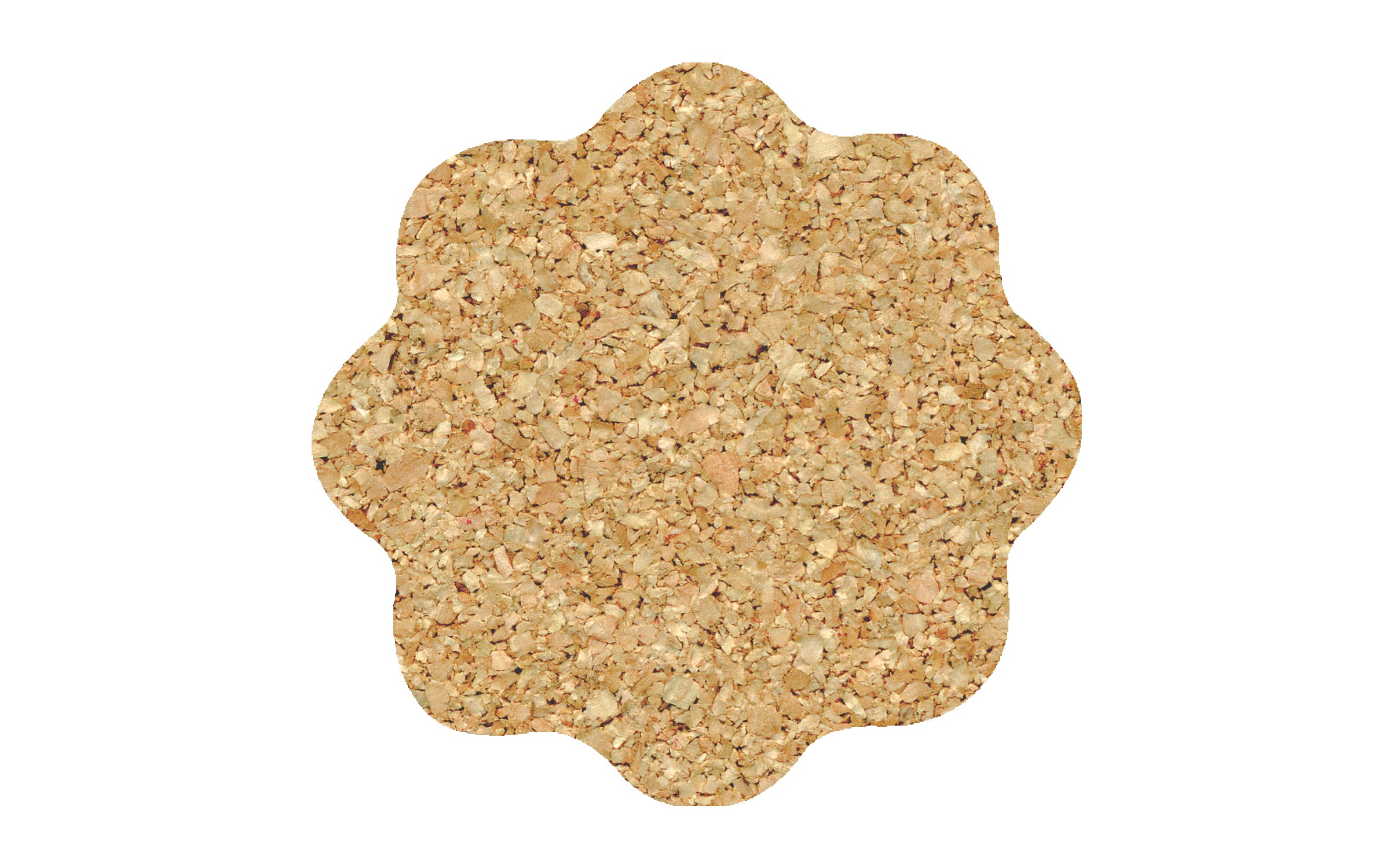 Picture of 5" Standard Cork Flower Coaster