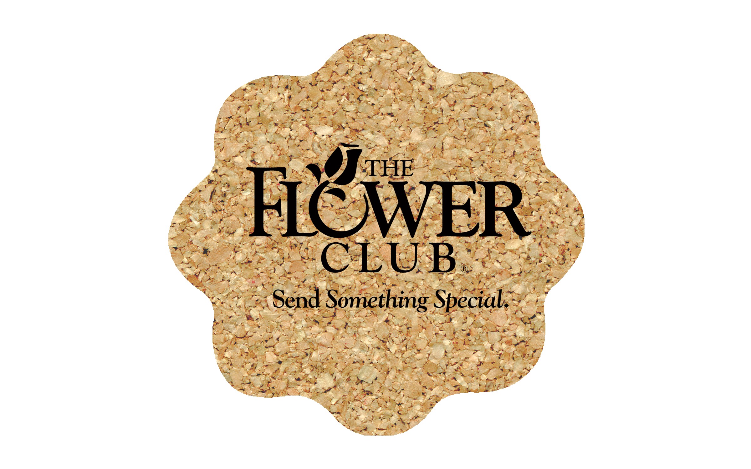Picture of 5" Standard Cork Flower Coaster