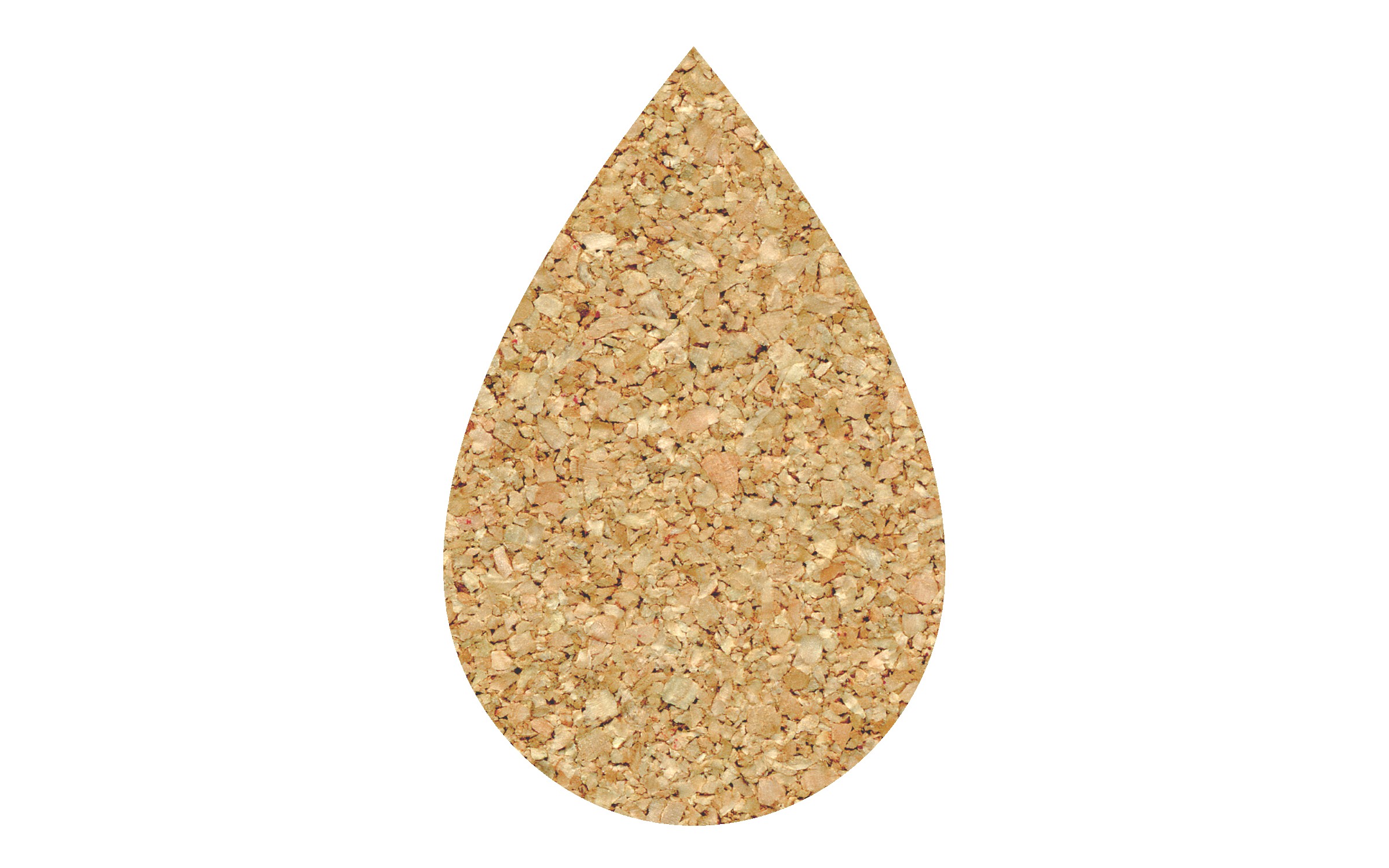 Picture of 5" Standard Cork Flame/Water Coaster