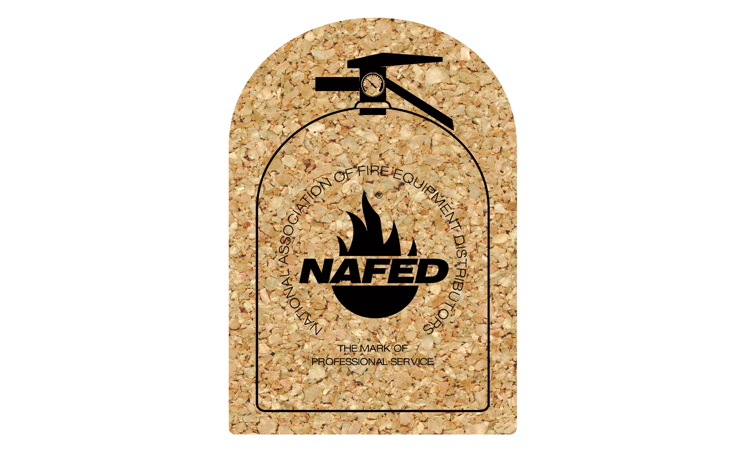 Picture of Fire Extinguisher Cork Coaster