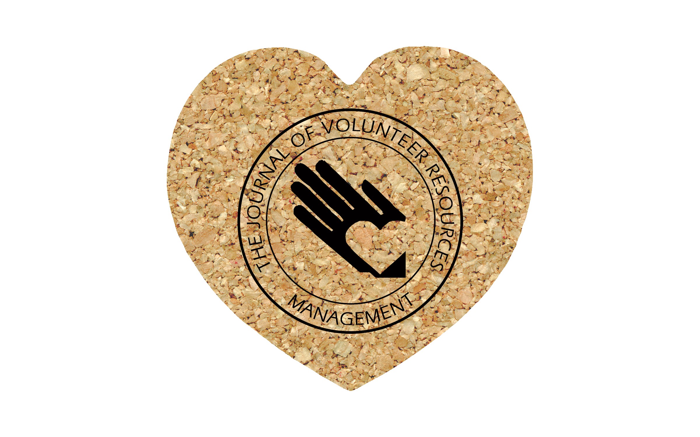 Picture of 5" Standard Cork Heart Coaster