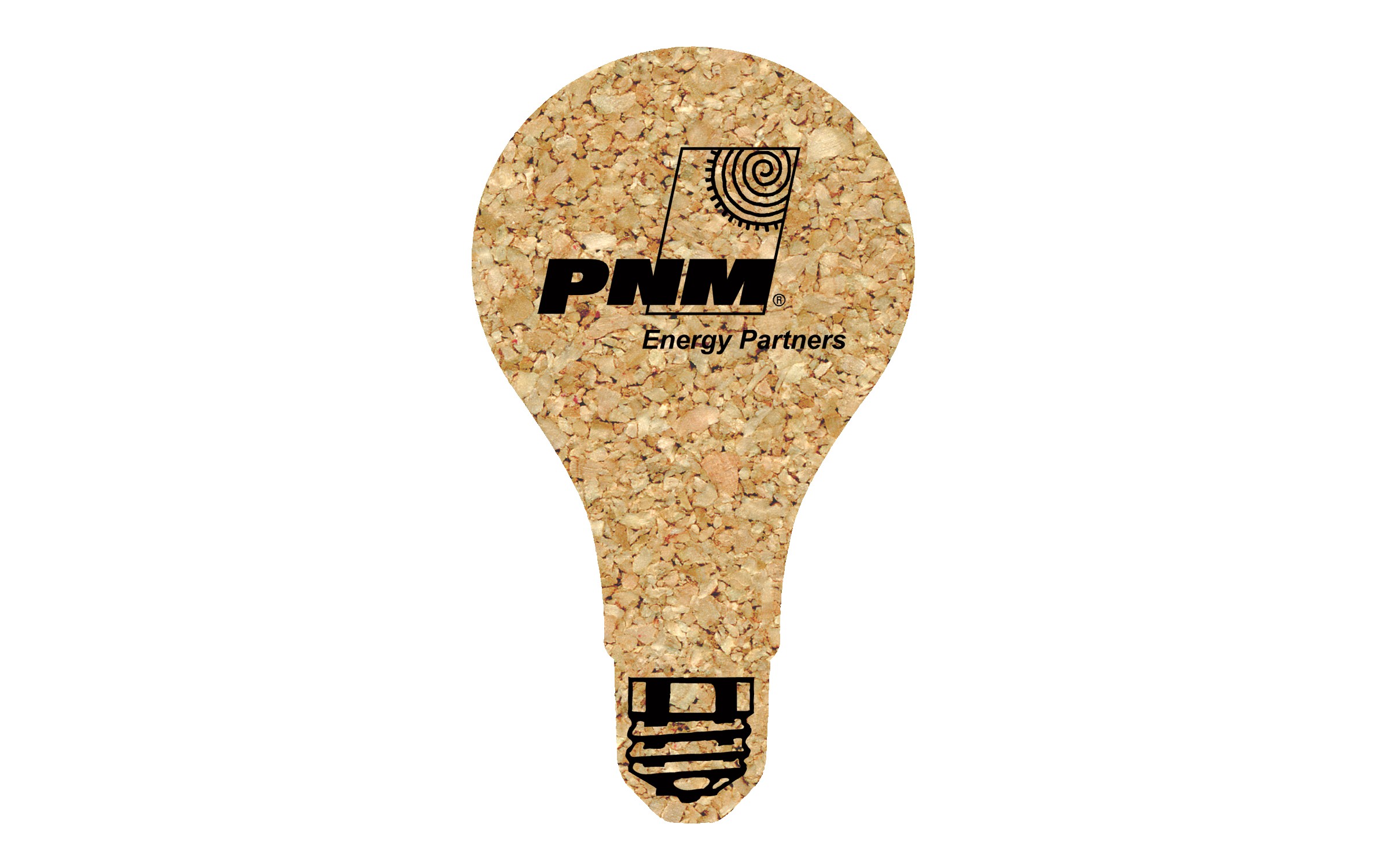 Picture of 5" Standard Cork Light Bulb Coaster