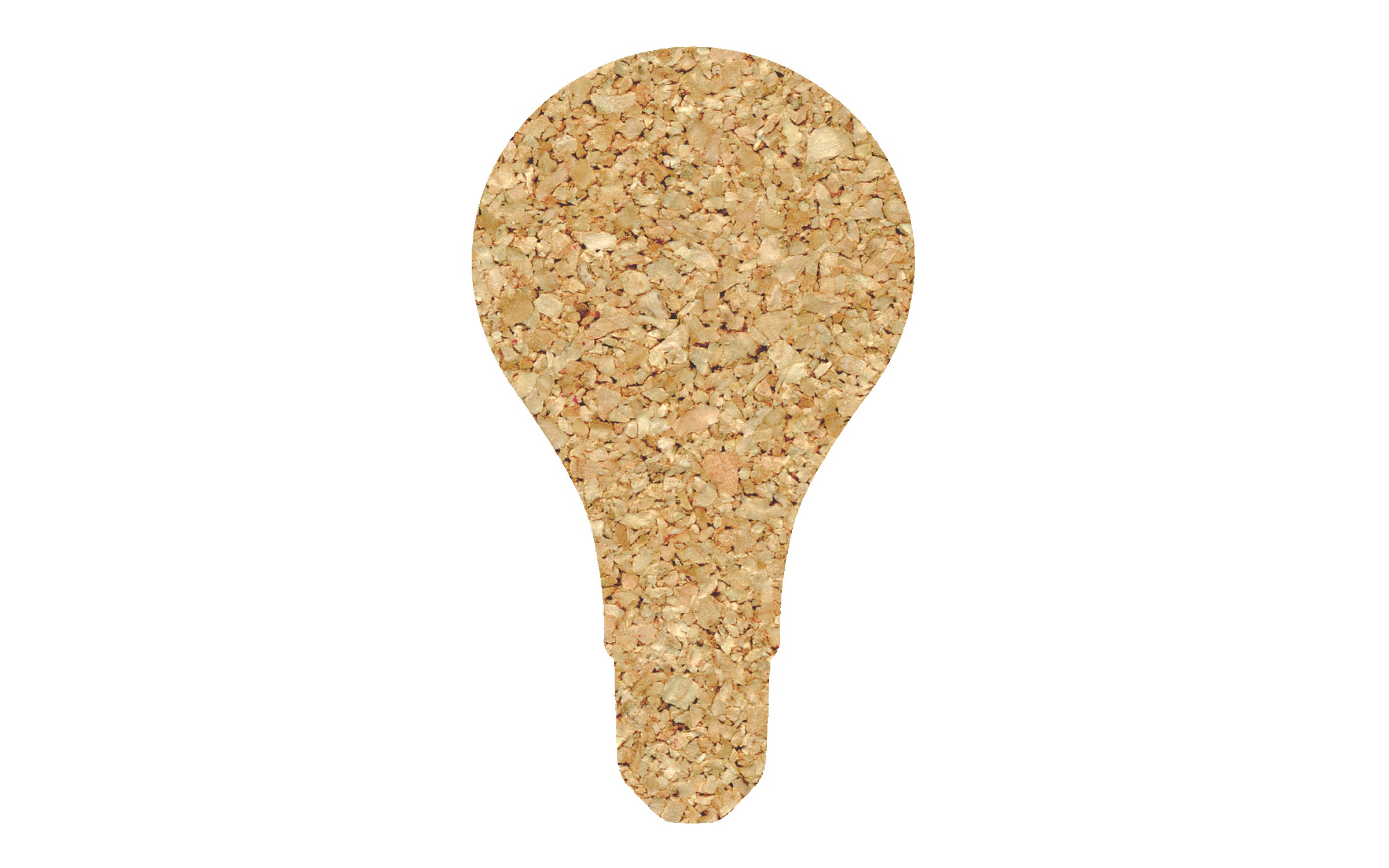 Picture of 5" Standard Cork Light Bulb Coaster