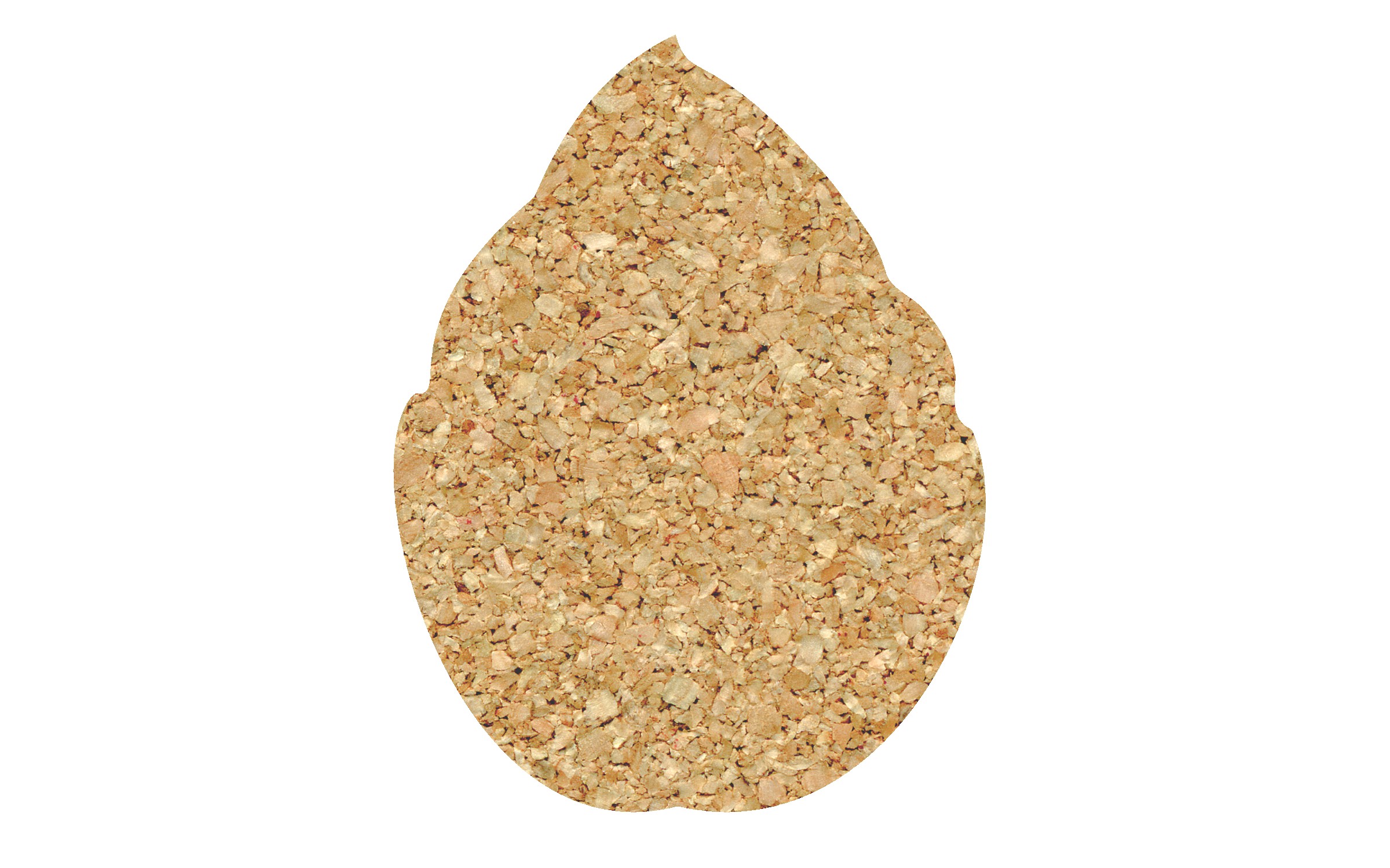 Picture of 5" Standard Cork Leaf Coaster
