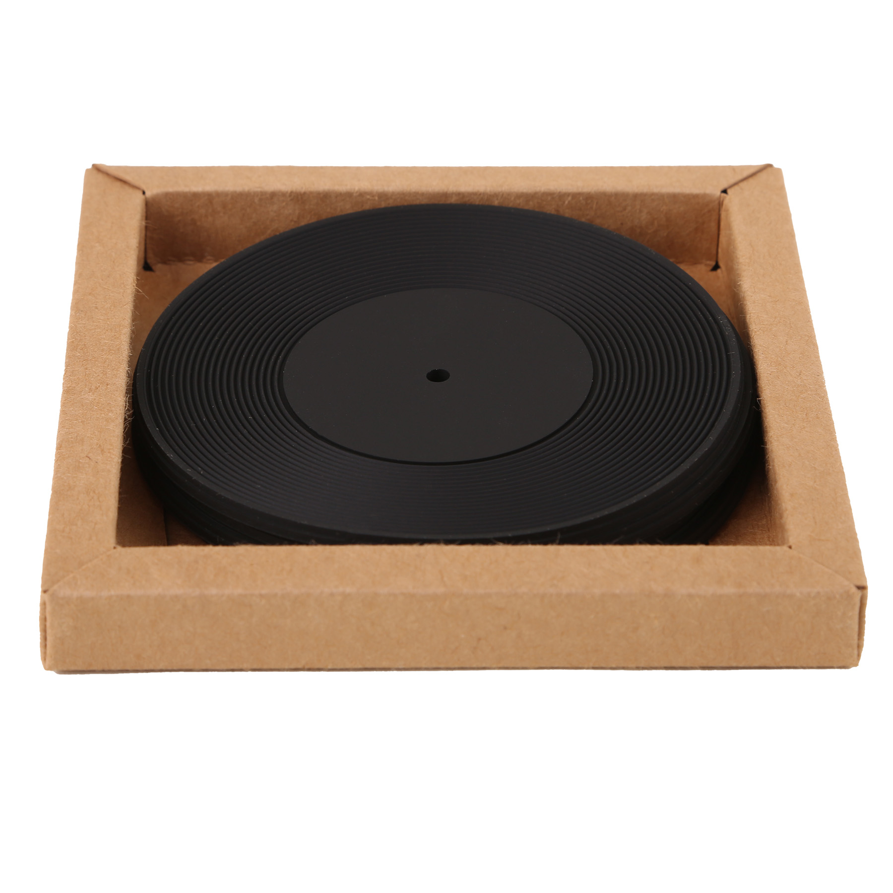 Picture of 4 Piece Record Coaster Set In Box