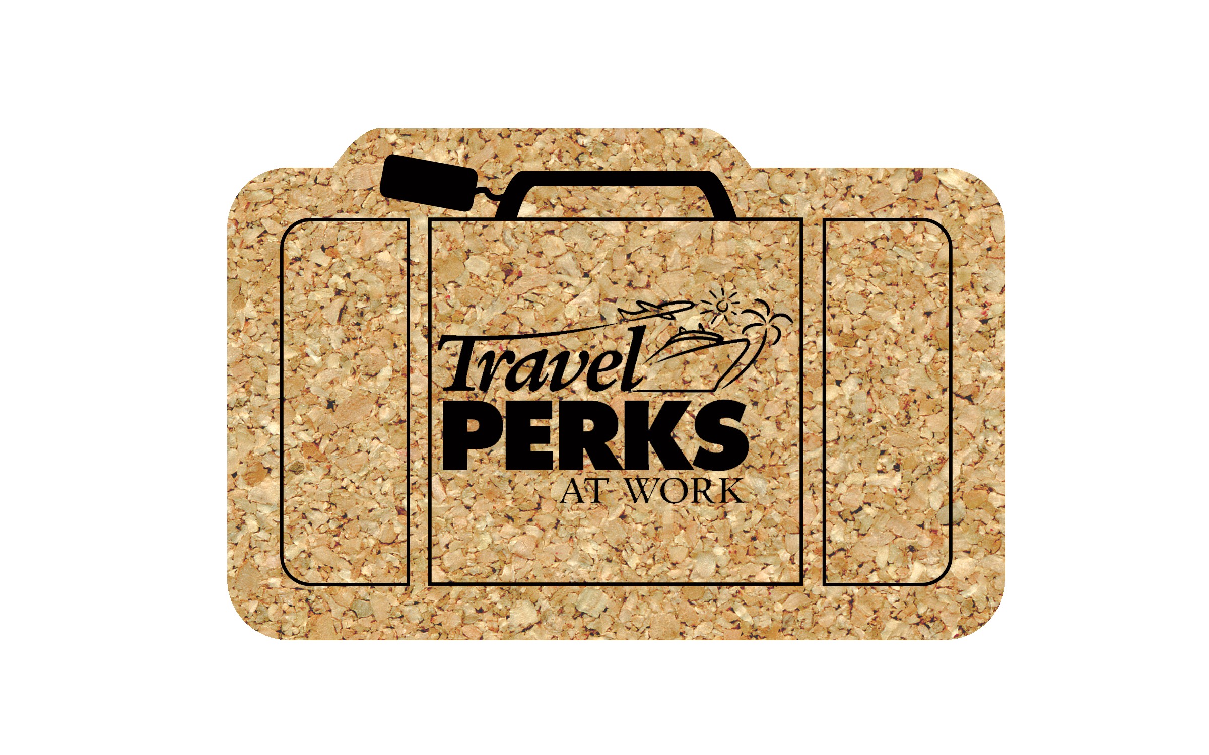 Picture of 5" Standard Cork Luggage Coaster