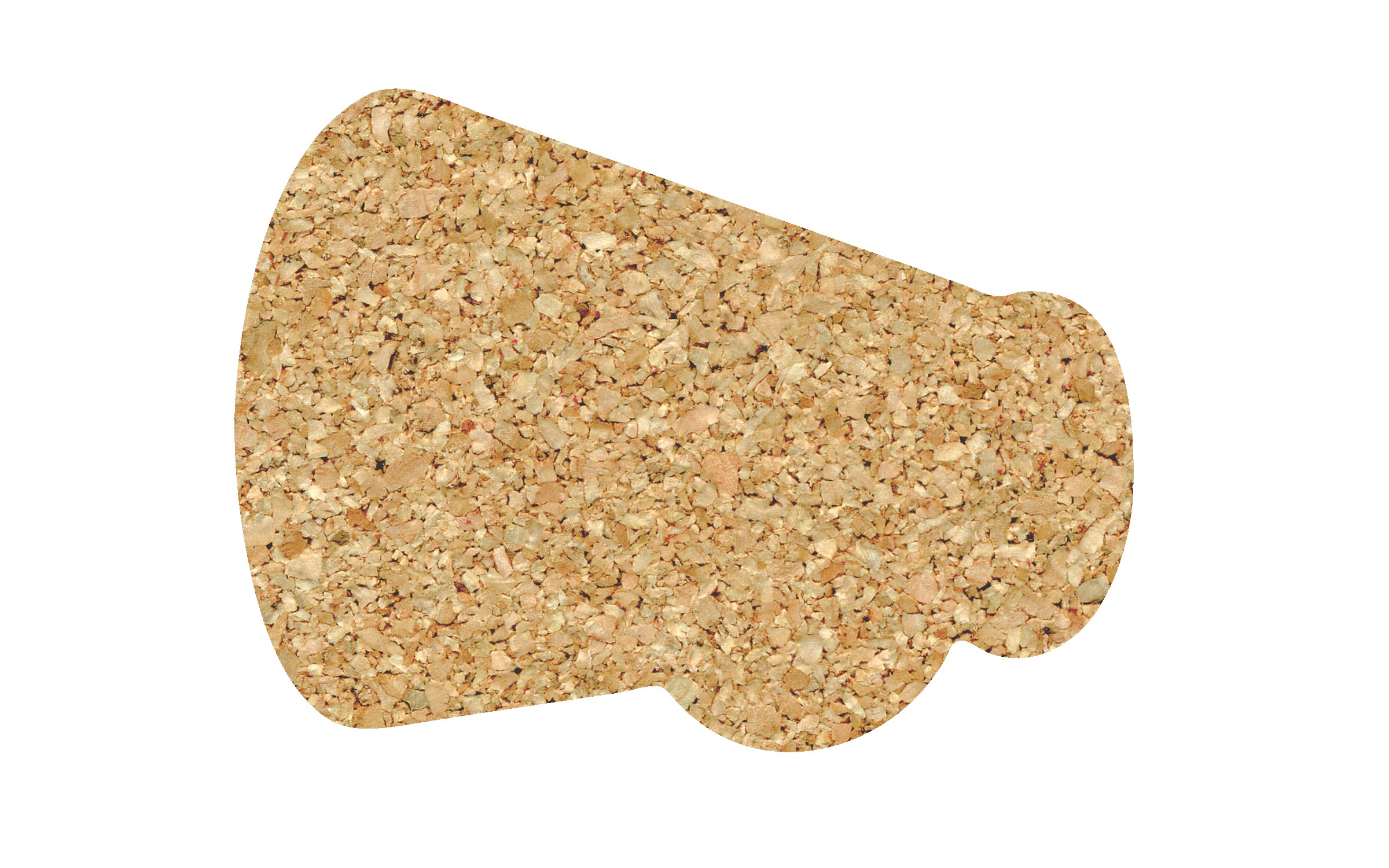 Picture of 5" Standard Cork Megaphone Coaster