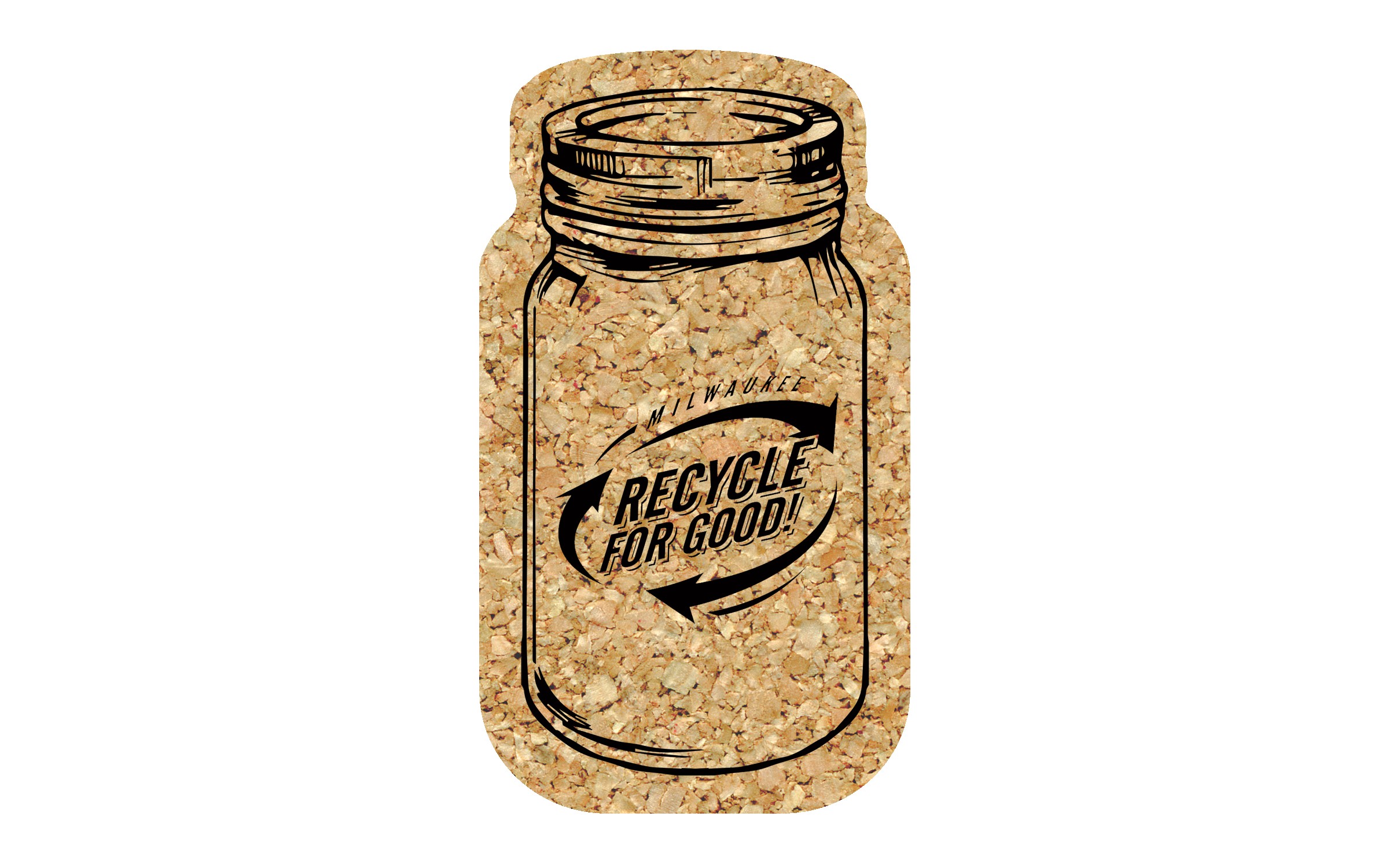 Picture of 5" Standard Cork Mason Jar Coaster